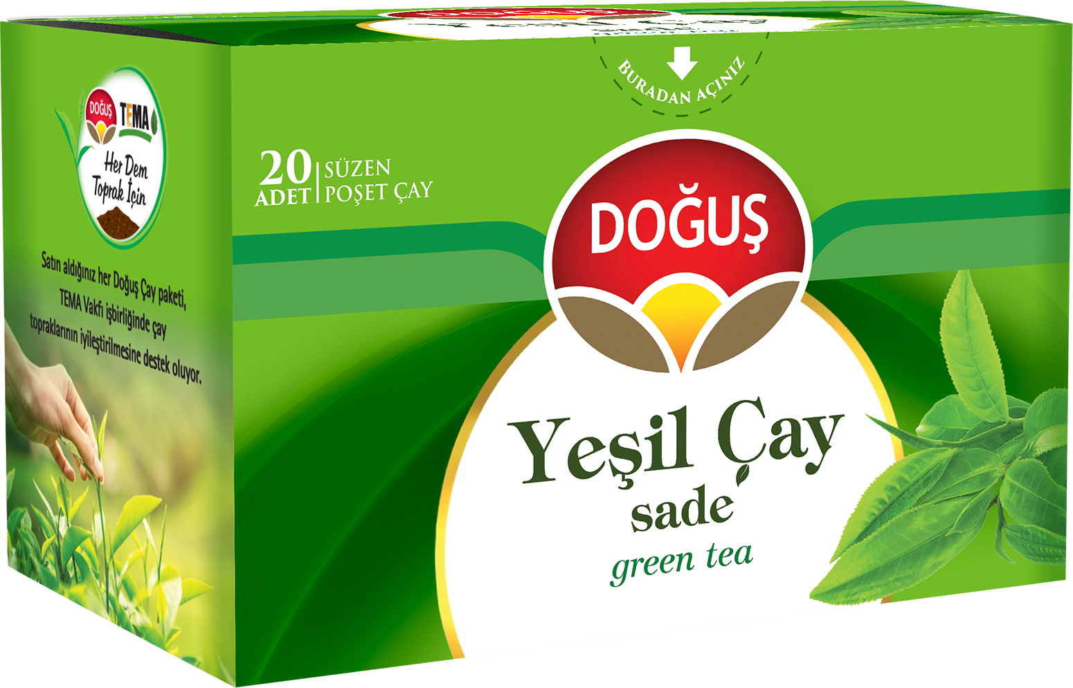 Doğuş Yeşil Çay Sade 20'lli