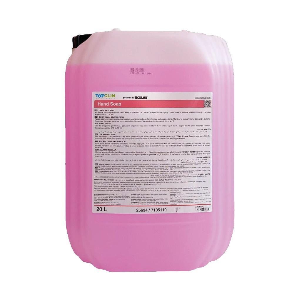 Ecolab TopClin Hand Soap Sıvı El Sabunu 20 Kg