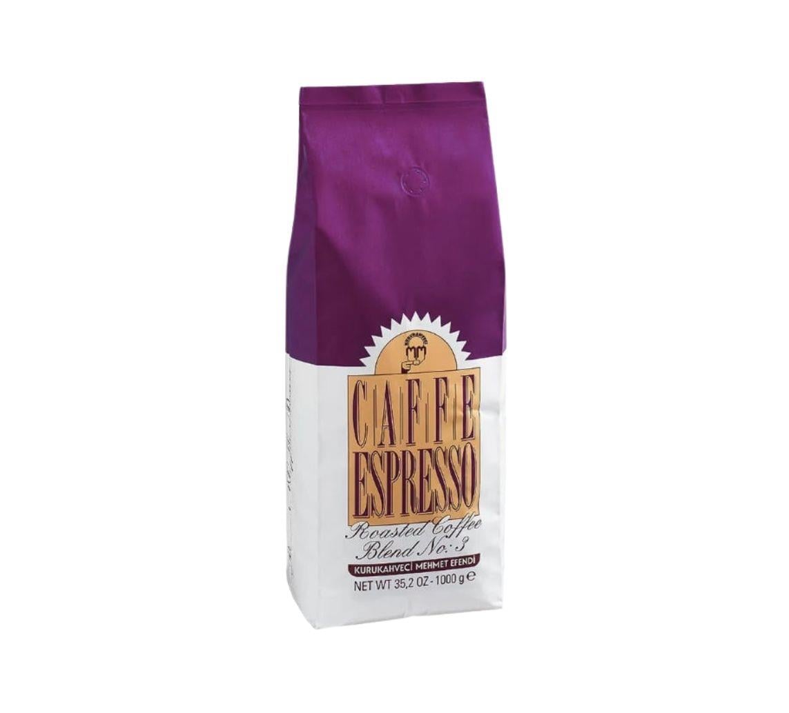 Mehmet Efendi Espresso No.3 Çekirdek Kahve 1000gr
