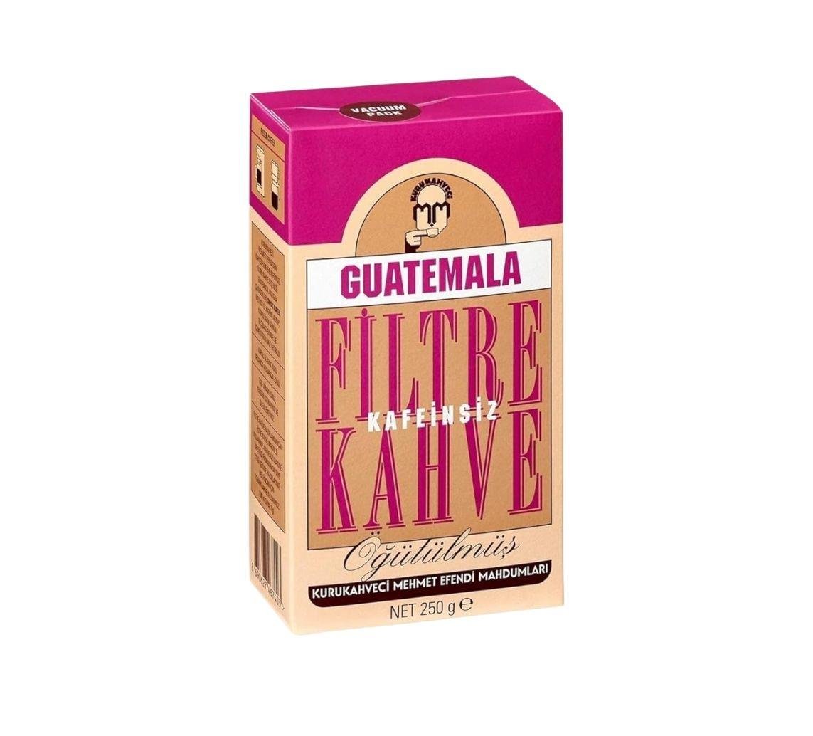 Mehmet Efendi Guatemala Kafeinsiz Filtre Kahve 250gr