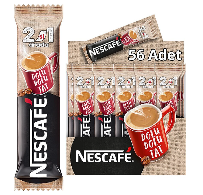 Nescafe 2'si 1 Arada 56'lı Paket