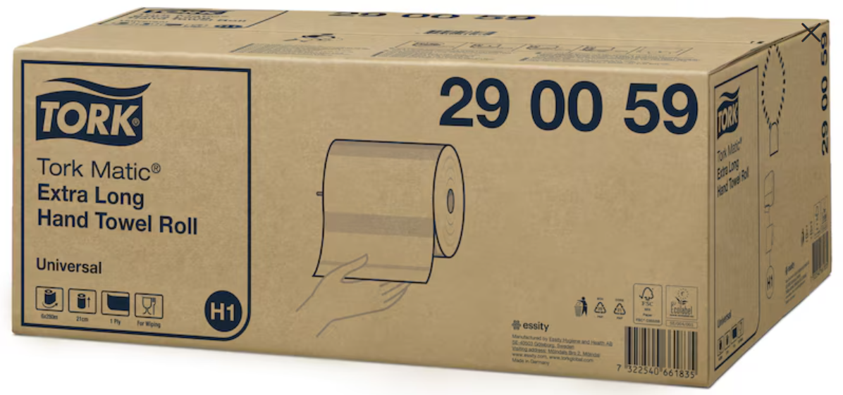 Tork Matic Universal Hareketli Havlu 280mx6lı Koli