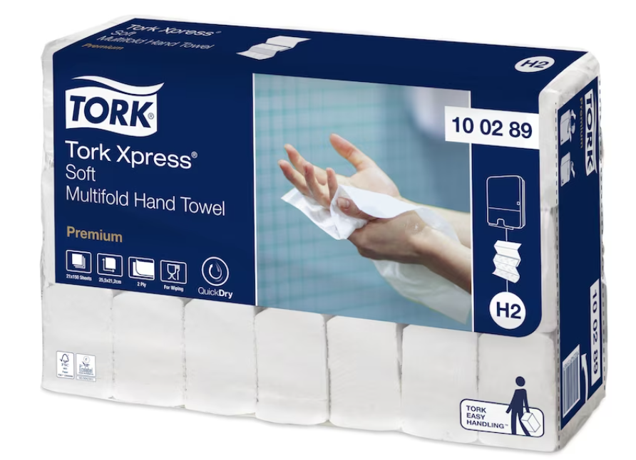 Tork Xpress Premium Z Katlı Havlu 150 yaprak 21'li Koli