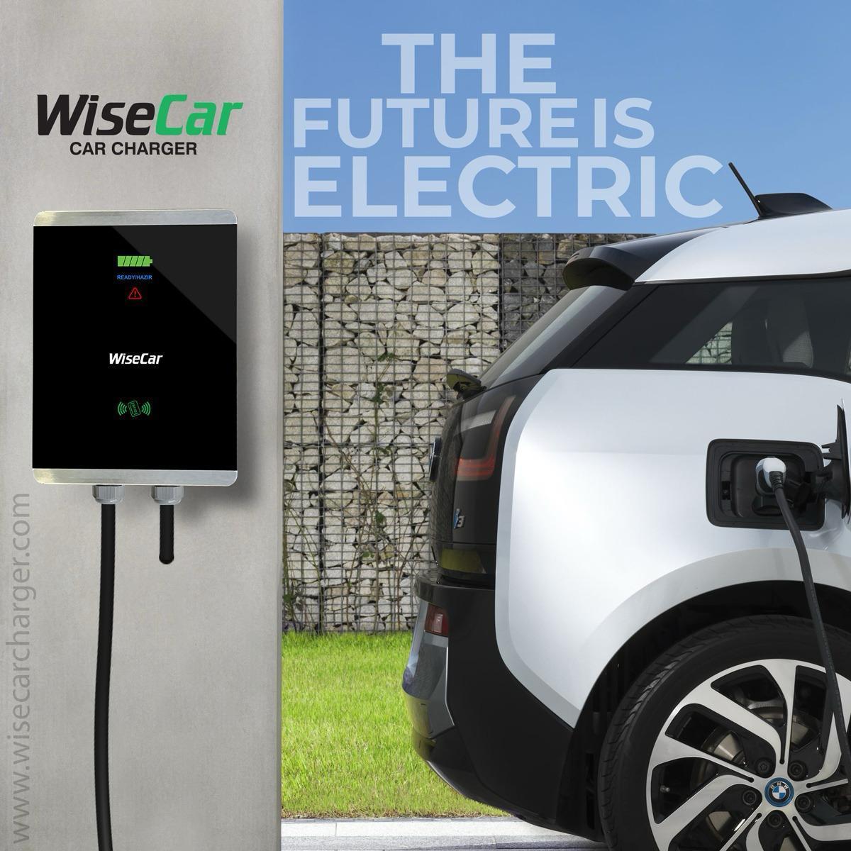 WiseCarWiseCar 7kW Elektrikli Araç Şarj Ünitesi (kablolu)