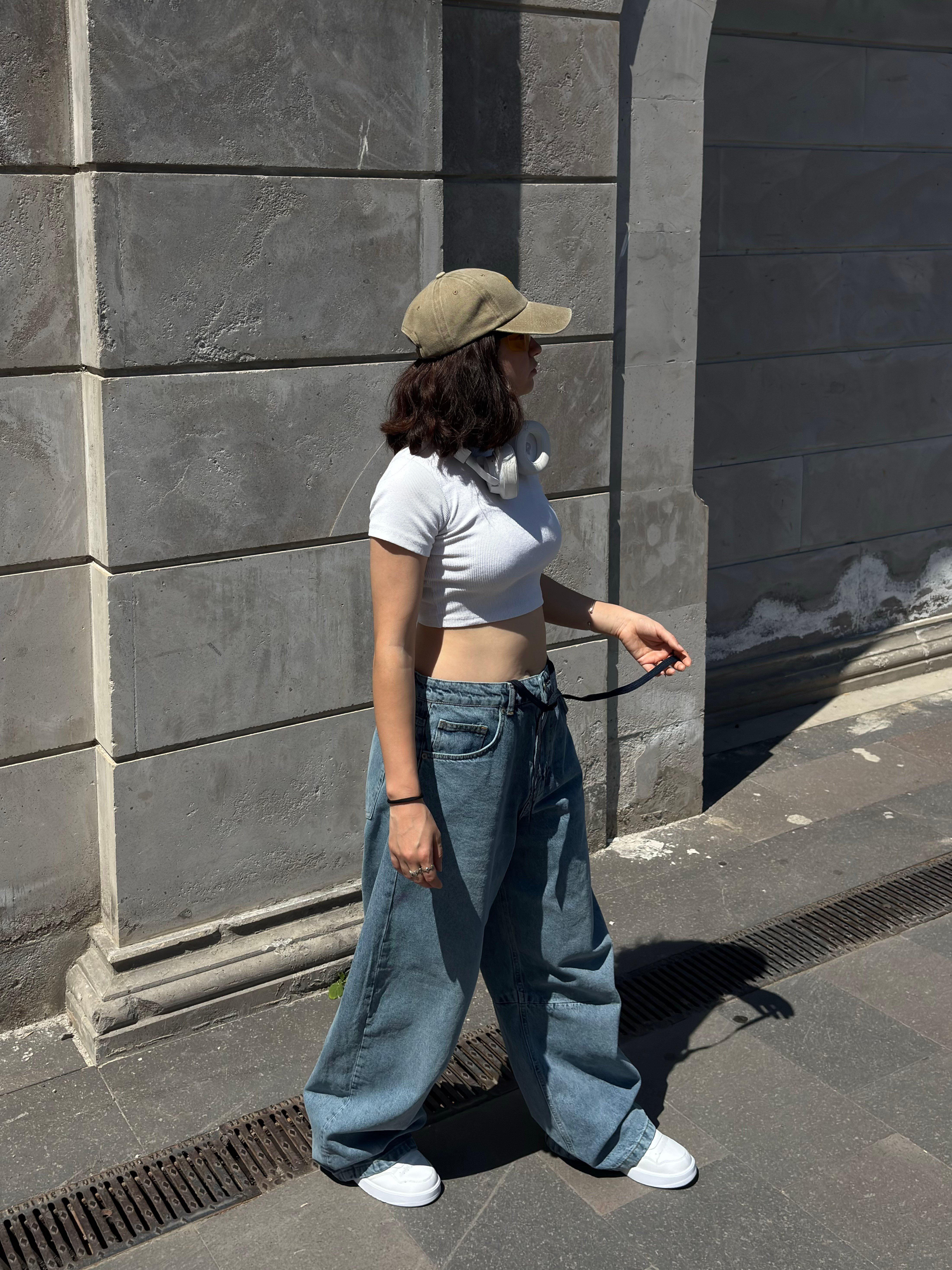  Blue Eskitme Ton Extreme Baggy Jean