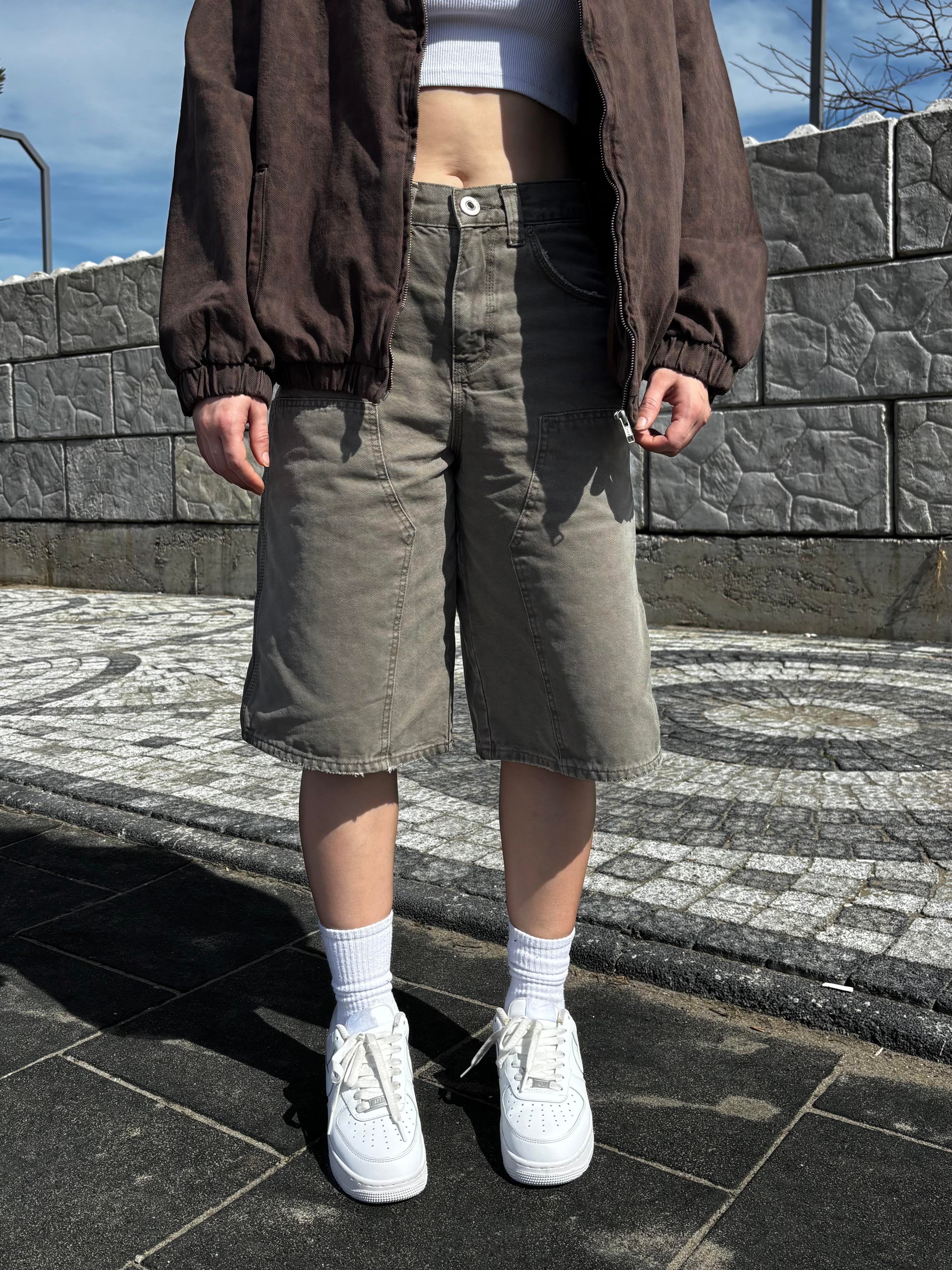 Annie Denim Longline Carpenter Jorts