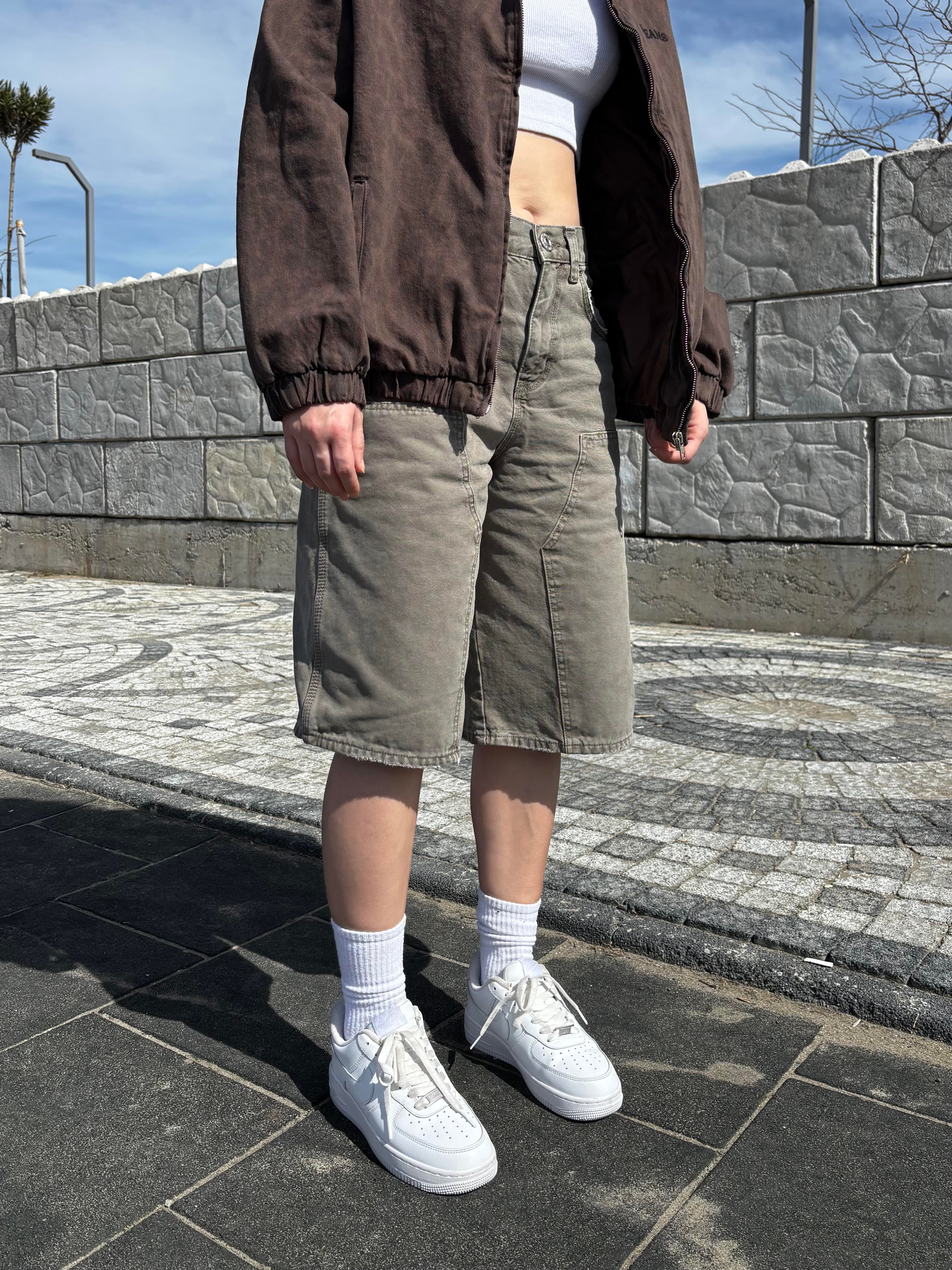 Annie Denim Longline Carpenter Jorts