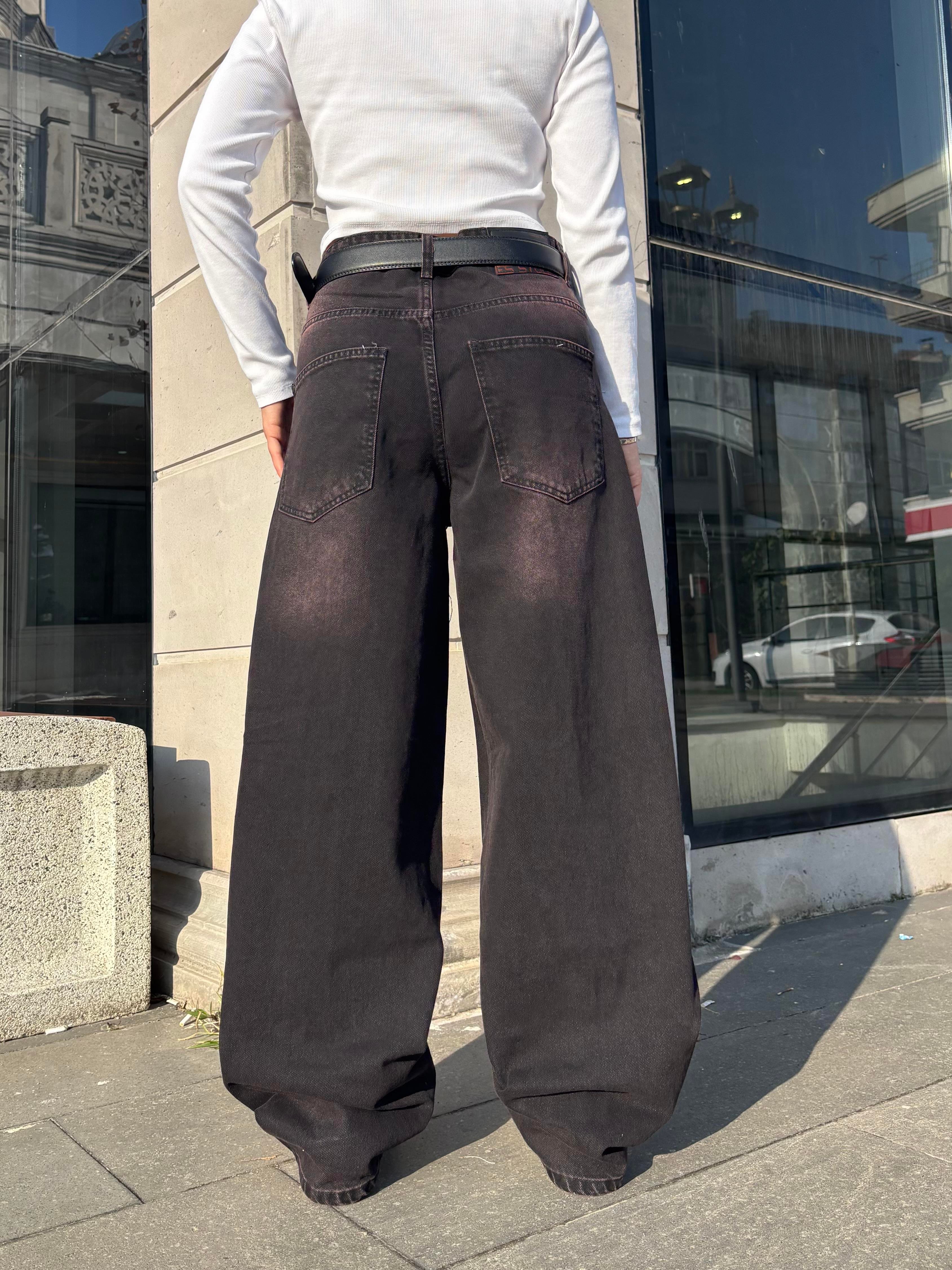 Antrasit Bronz Ton Baggy Pants