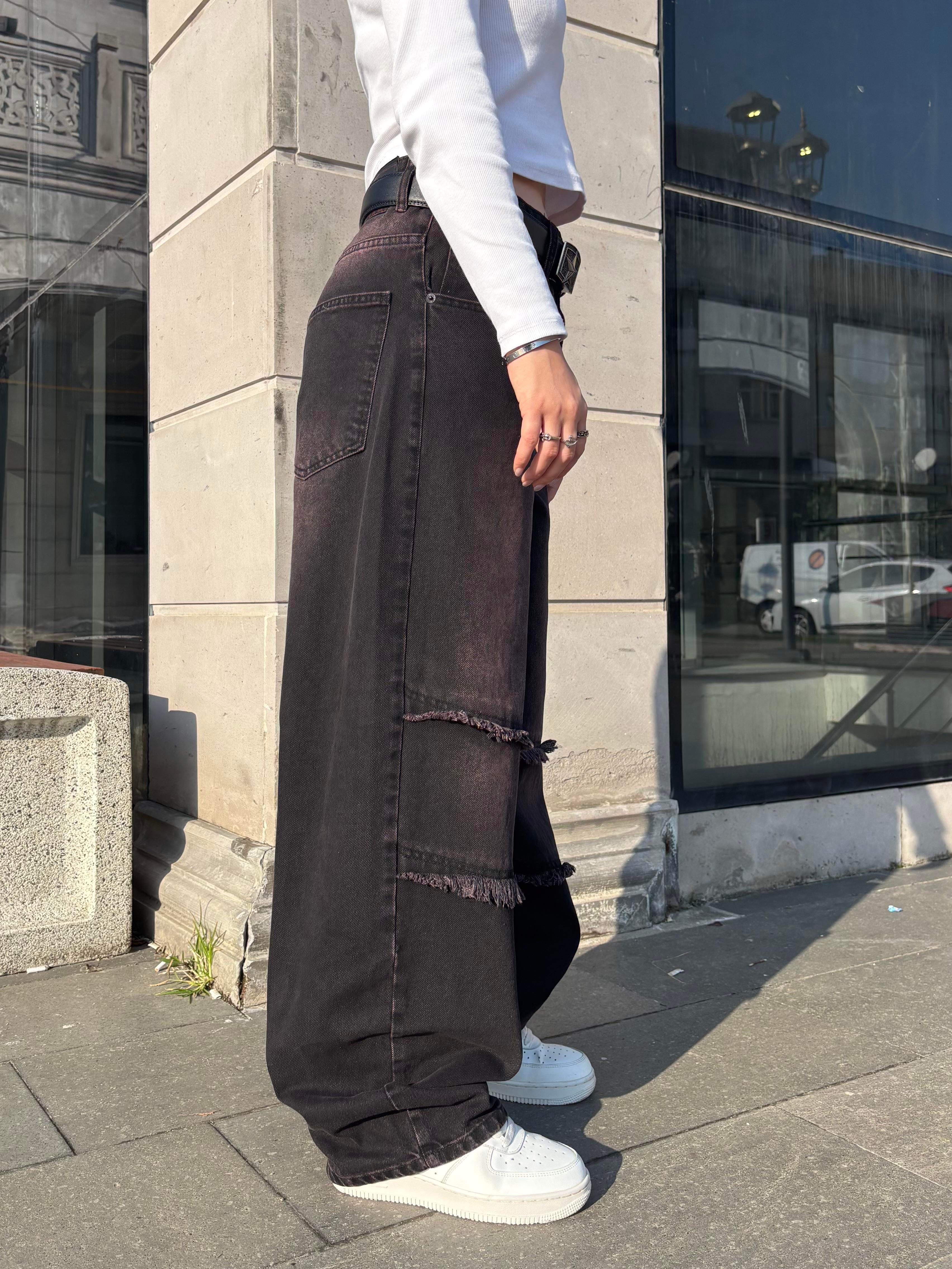 Antrasit Bronz Ton Baggy Pants