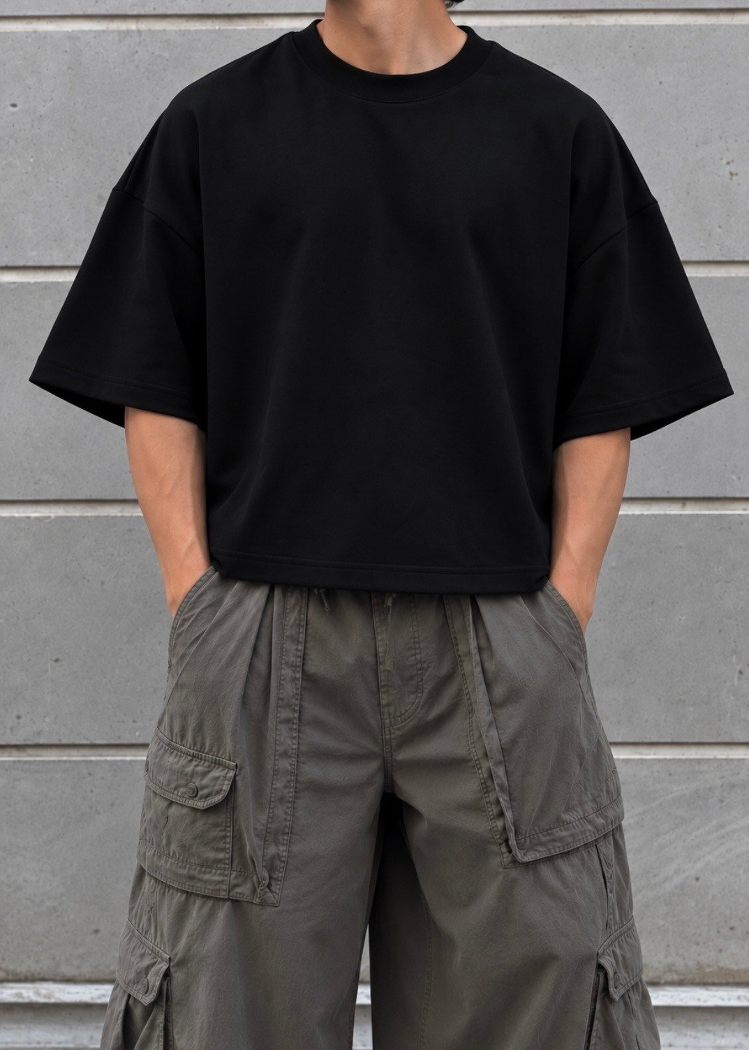 Black Core Heavy Boxy Oversized Tişört