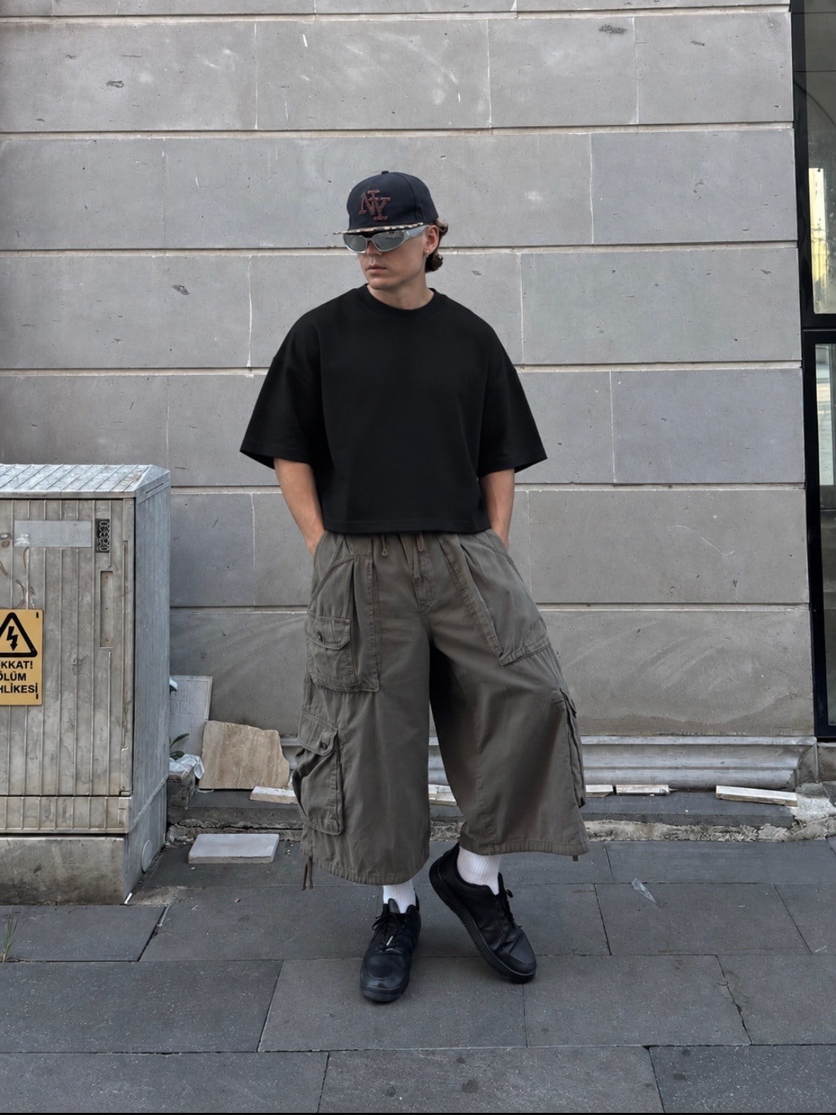 Black Core Heavy Boxy Oversized Tişört