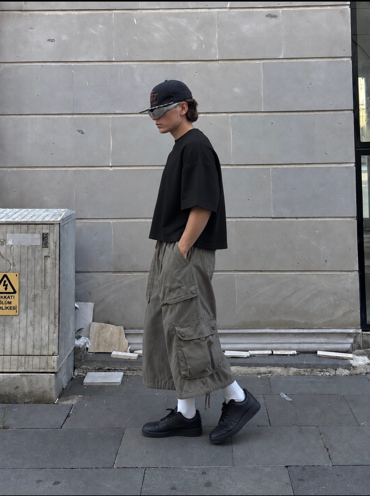 Black Core Heavy Boxy Oversized Tişört