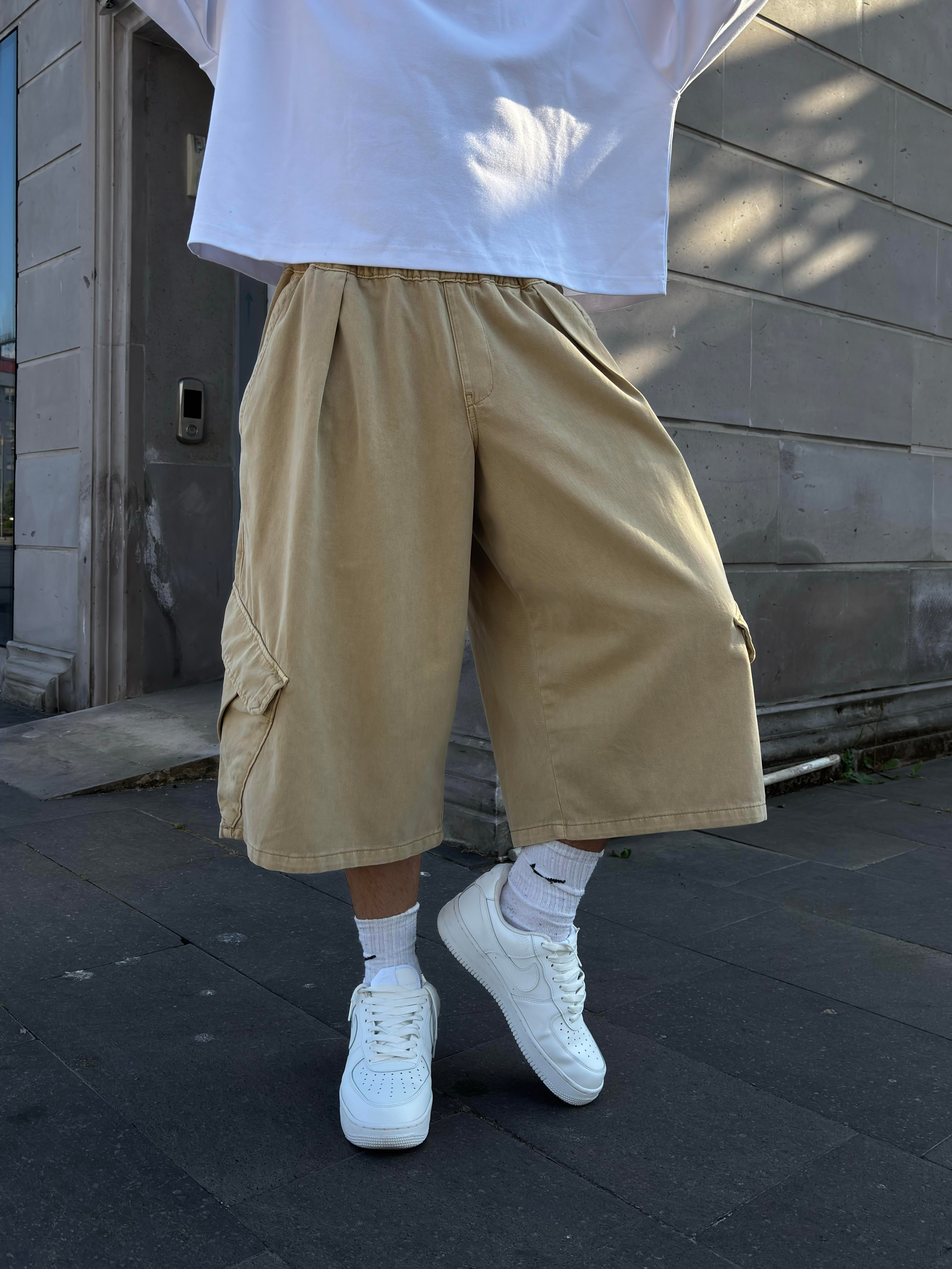 Bobbi Wide-Leg Pull-On Jorts