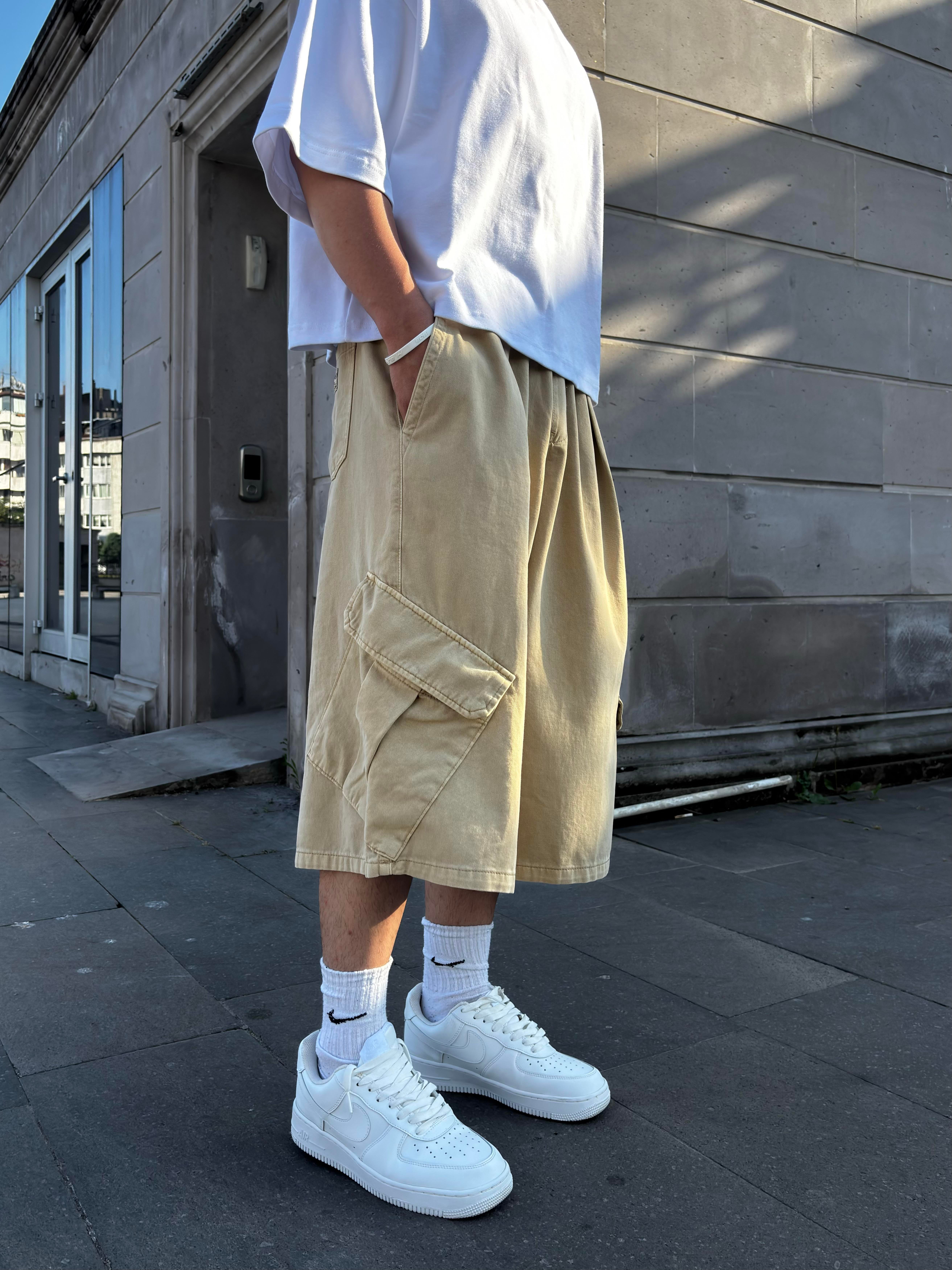 Bobbi Wide-Leg Pull-On Jorts
