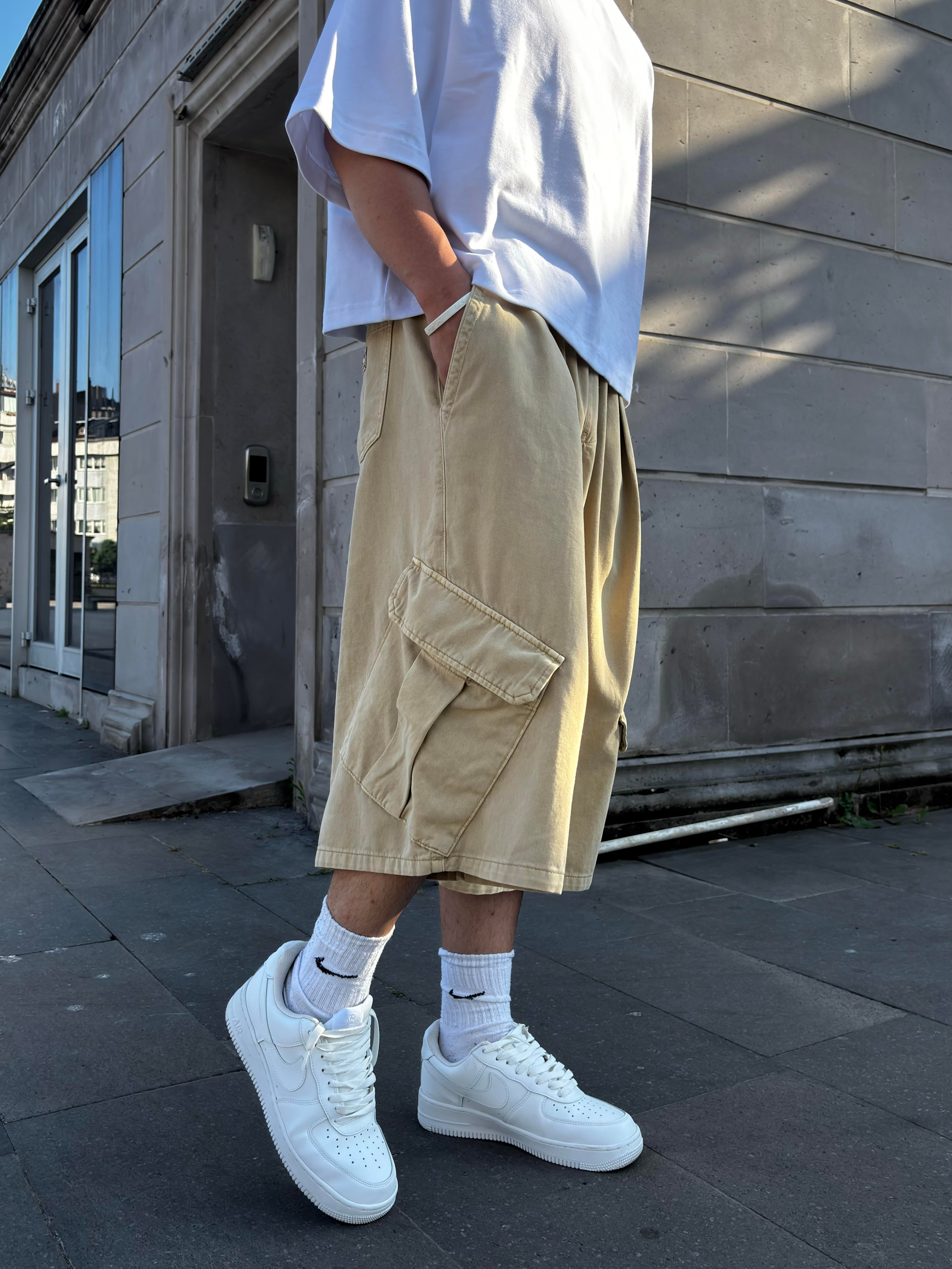 Bobbi Wide-Leg Pull-On Jorts