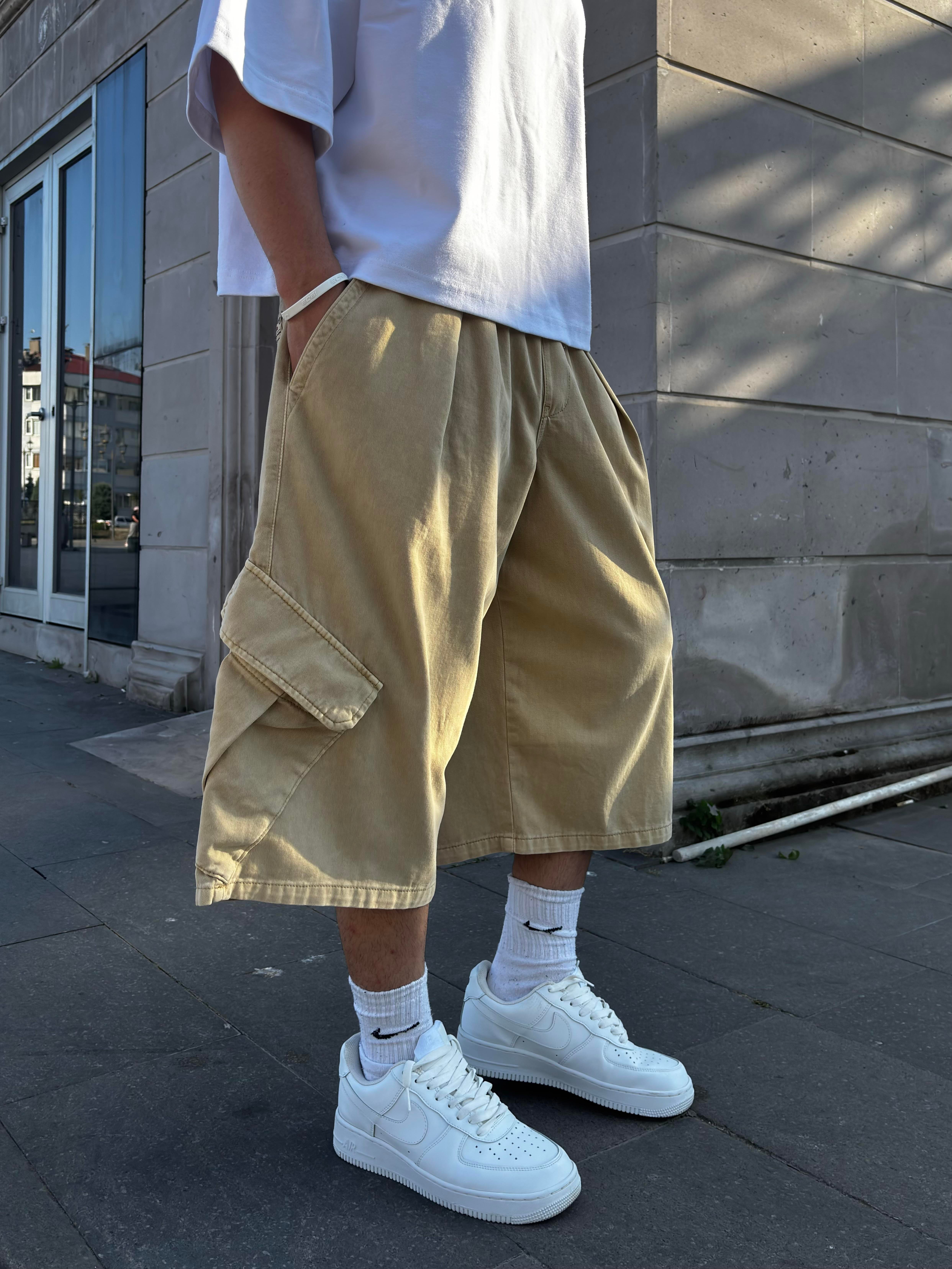 Bobbi Wide-Leg Pull-On Jorts