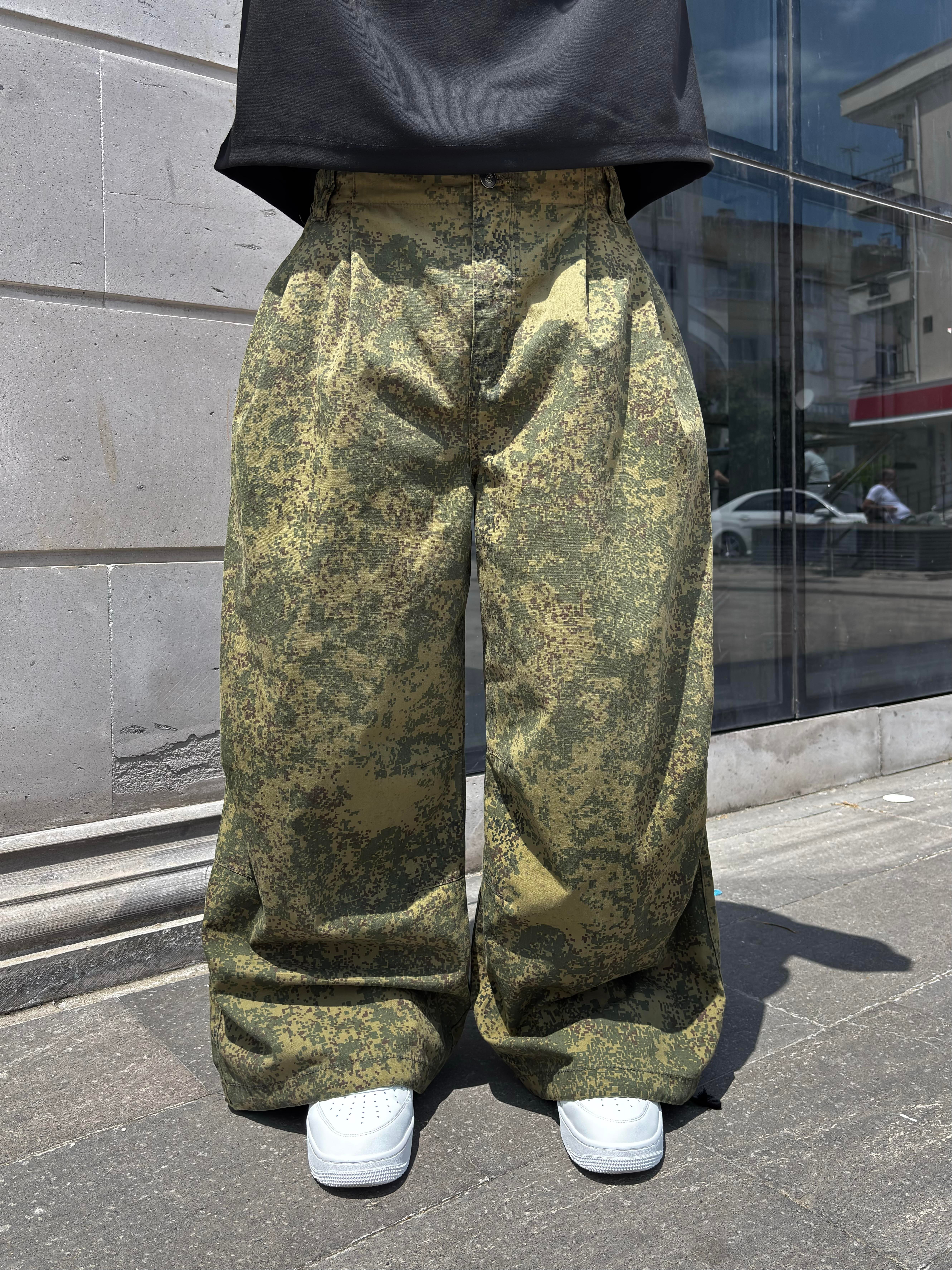 Camo Trousers Baggy Pants