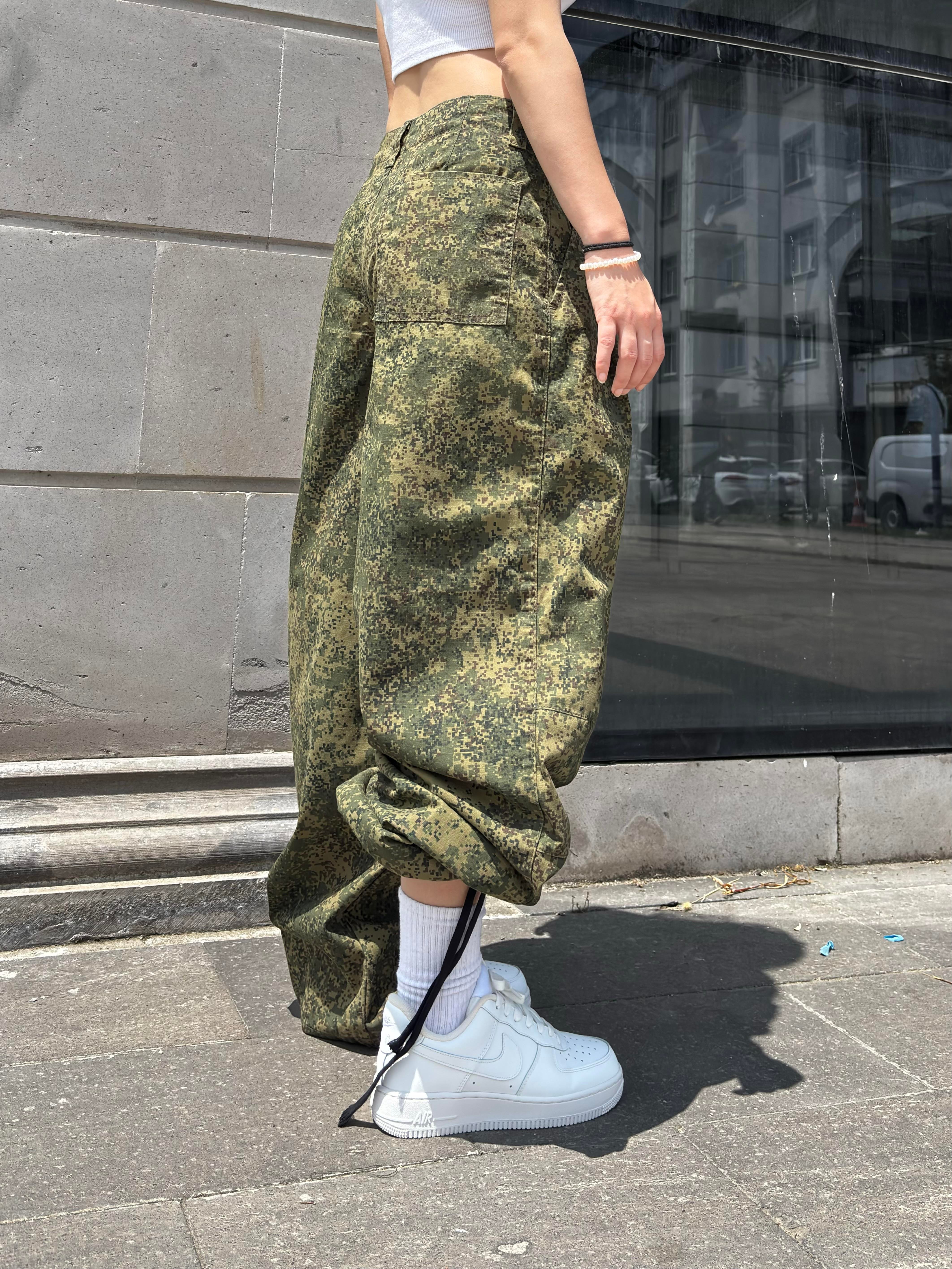 Camo Trousers Baggy Pants