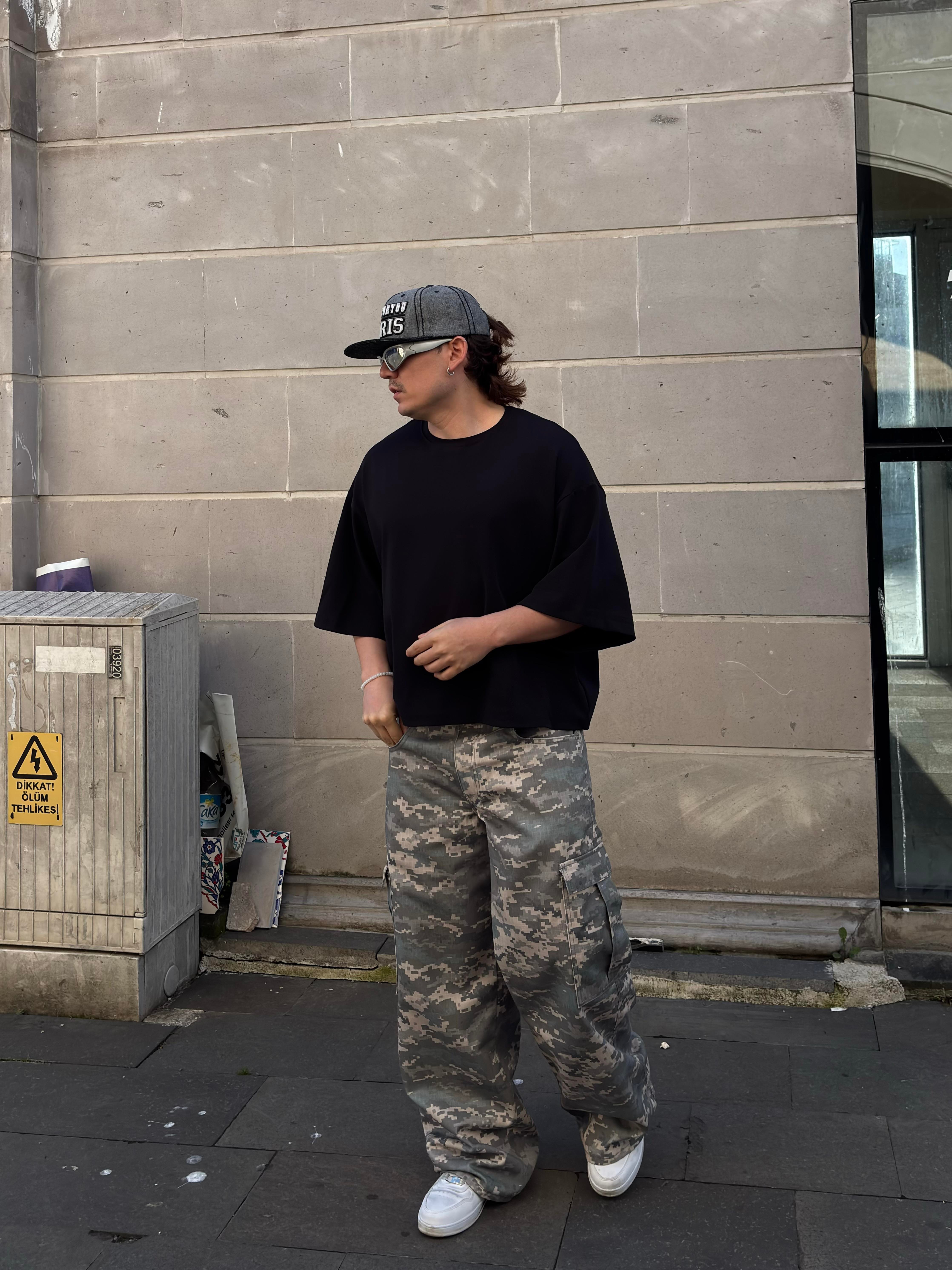 Camouflage Stance Baggy Cargo Pants