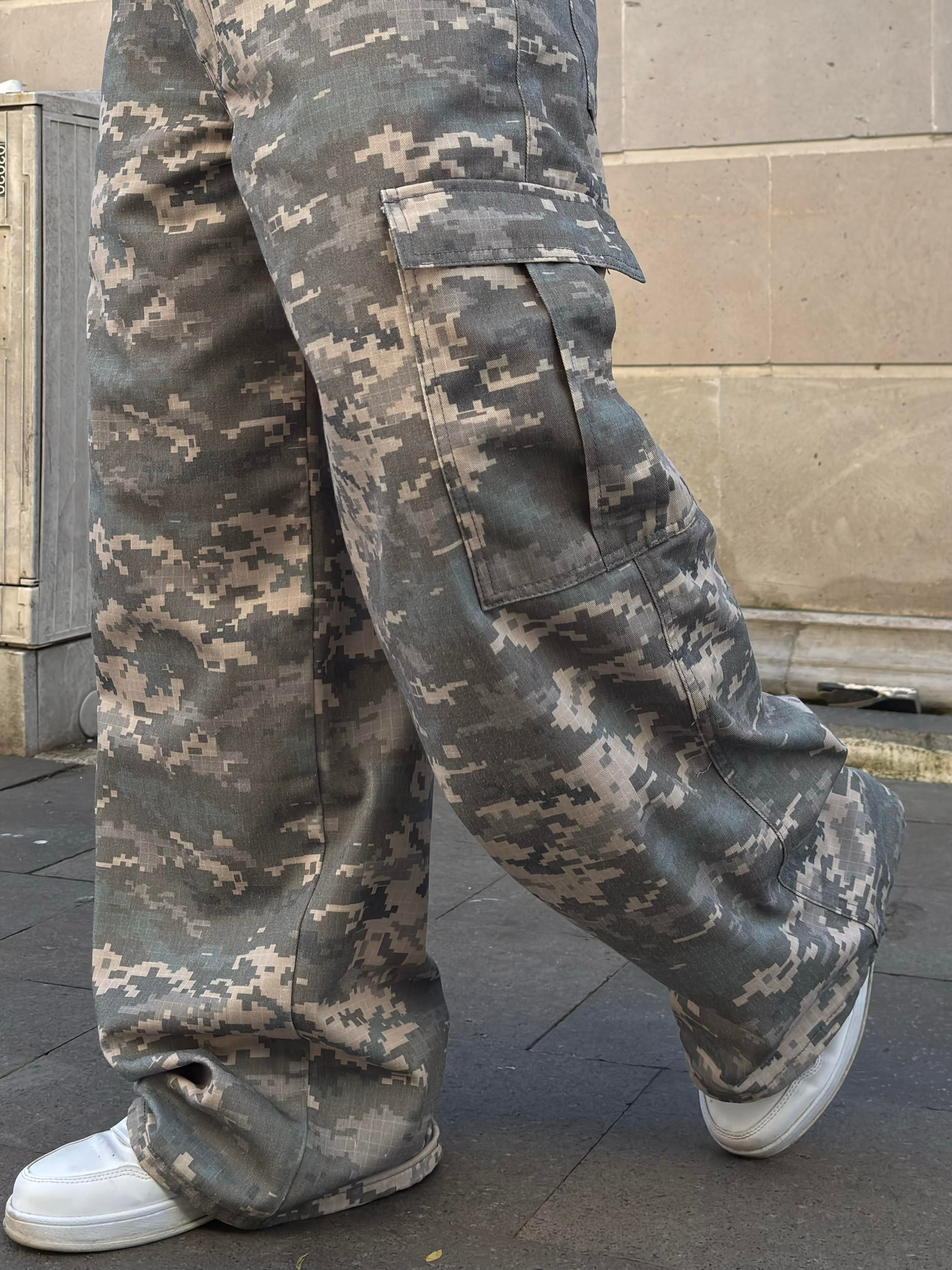 Camouflage Stance Baggy Cargo Pants