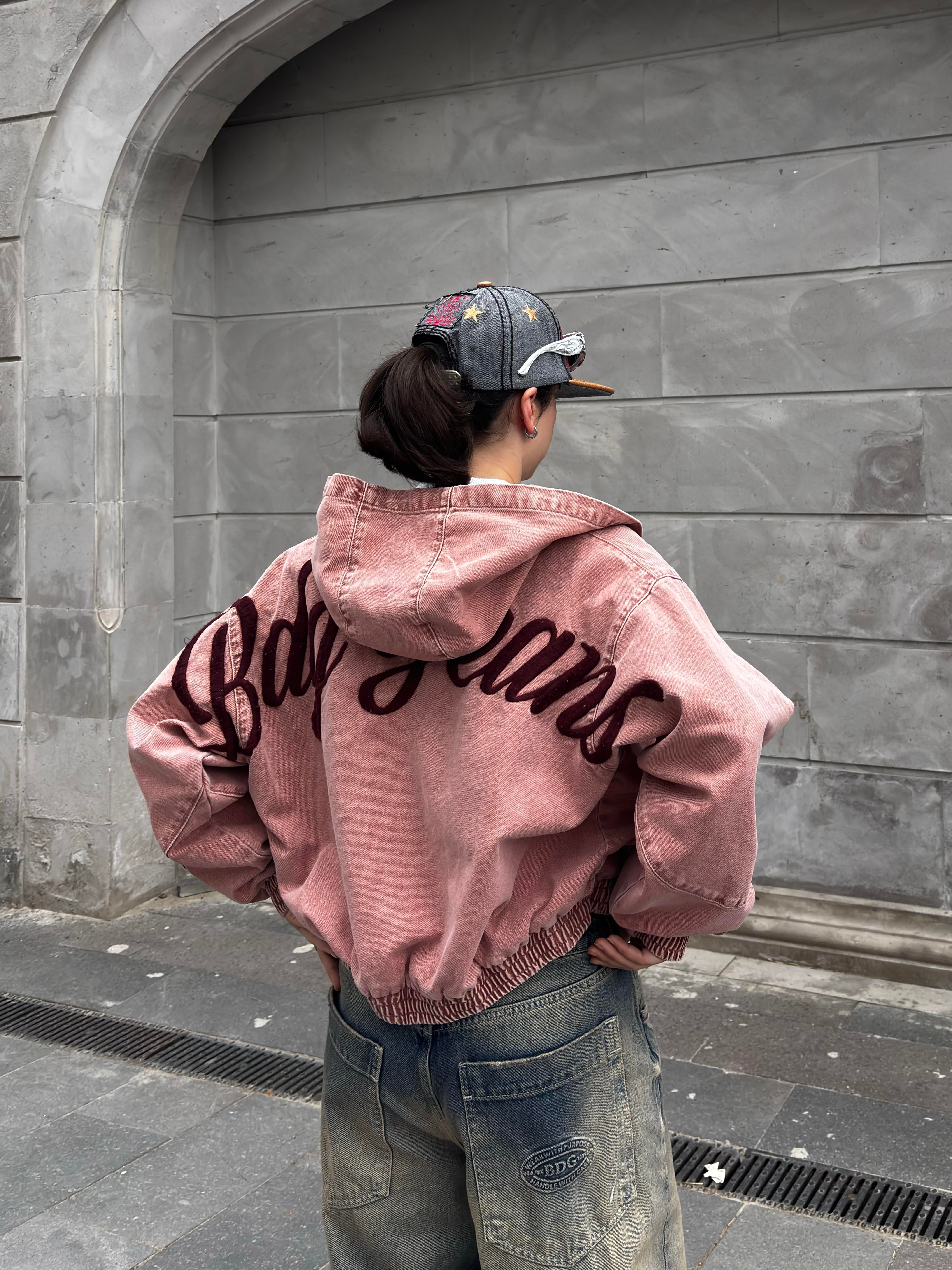 Daria Embroidered Unwadded Canvas Jacket