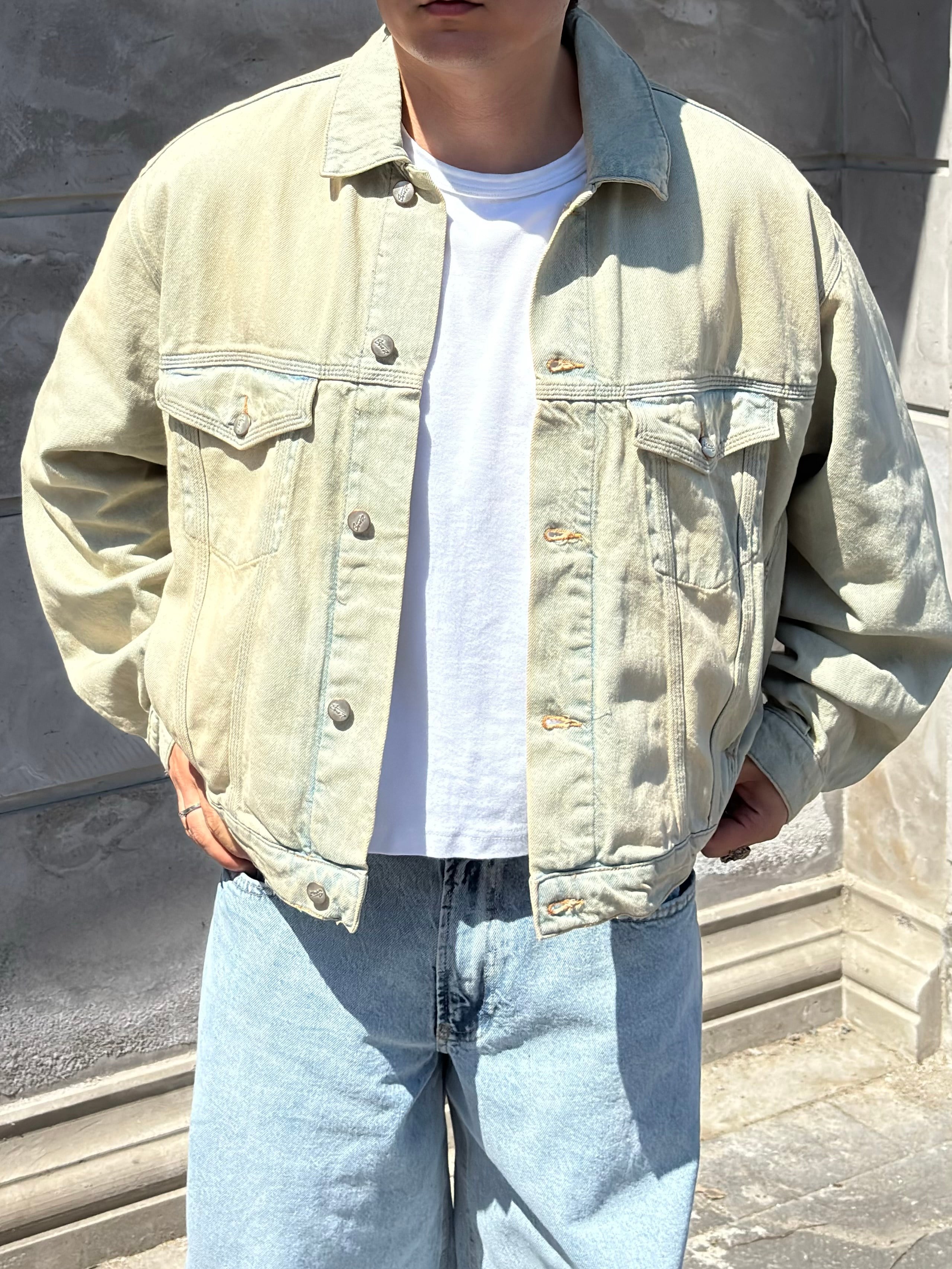 Dust Fade Cropped Denim Jacket