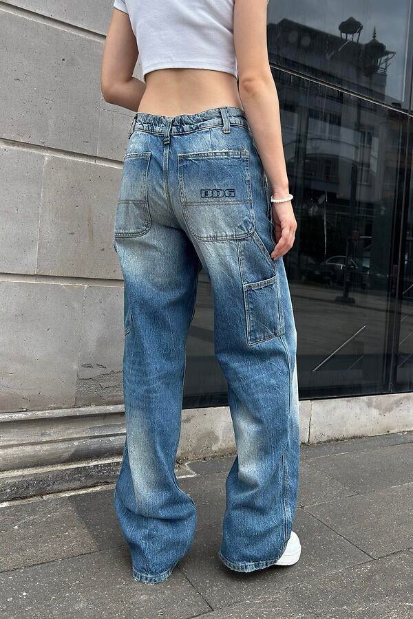 Eskitme Ton Jaya Carpenter Wash Jeans