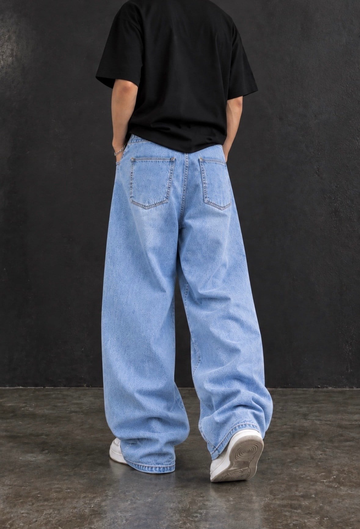 Frost Dragon Wash Unisex Baggy Jean