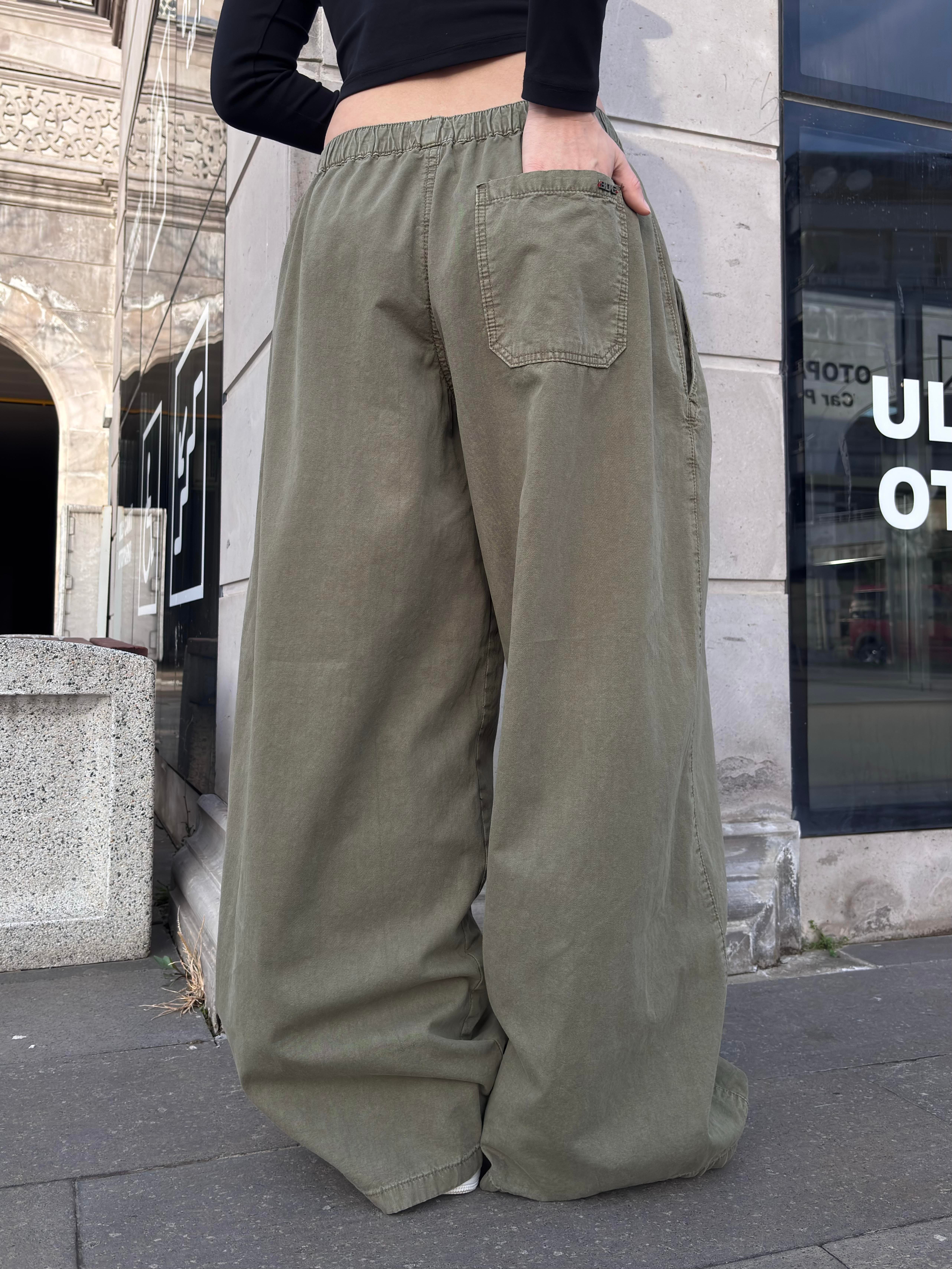 Green Tone Bobbi Baggy Pants