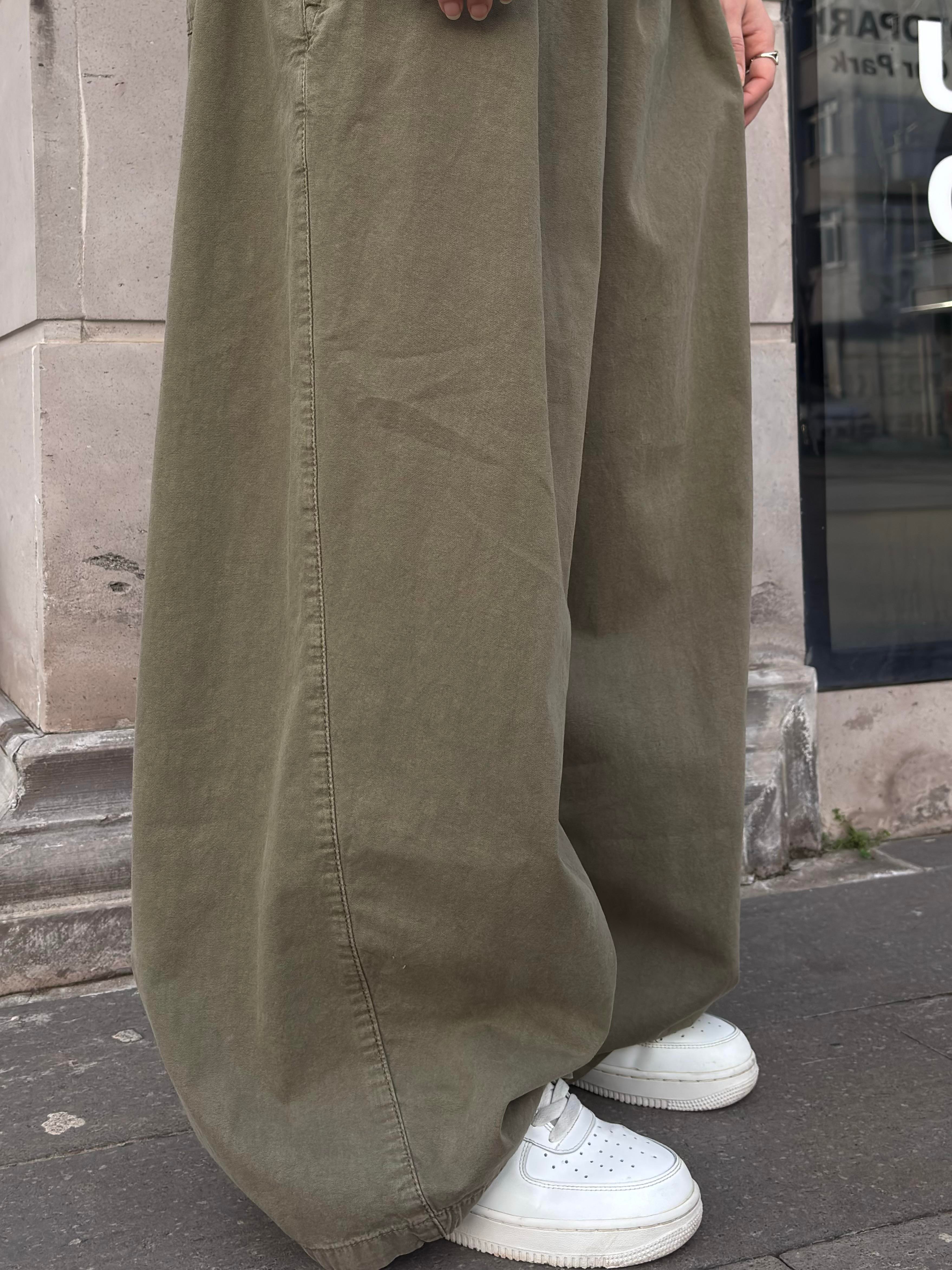 Green Tone Bobbi Baggy Pants