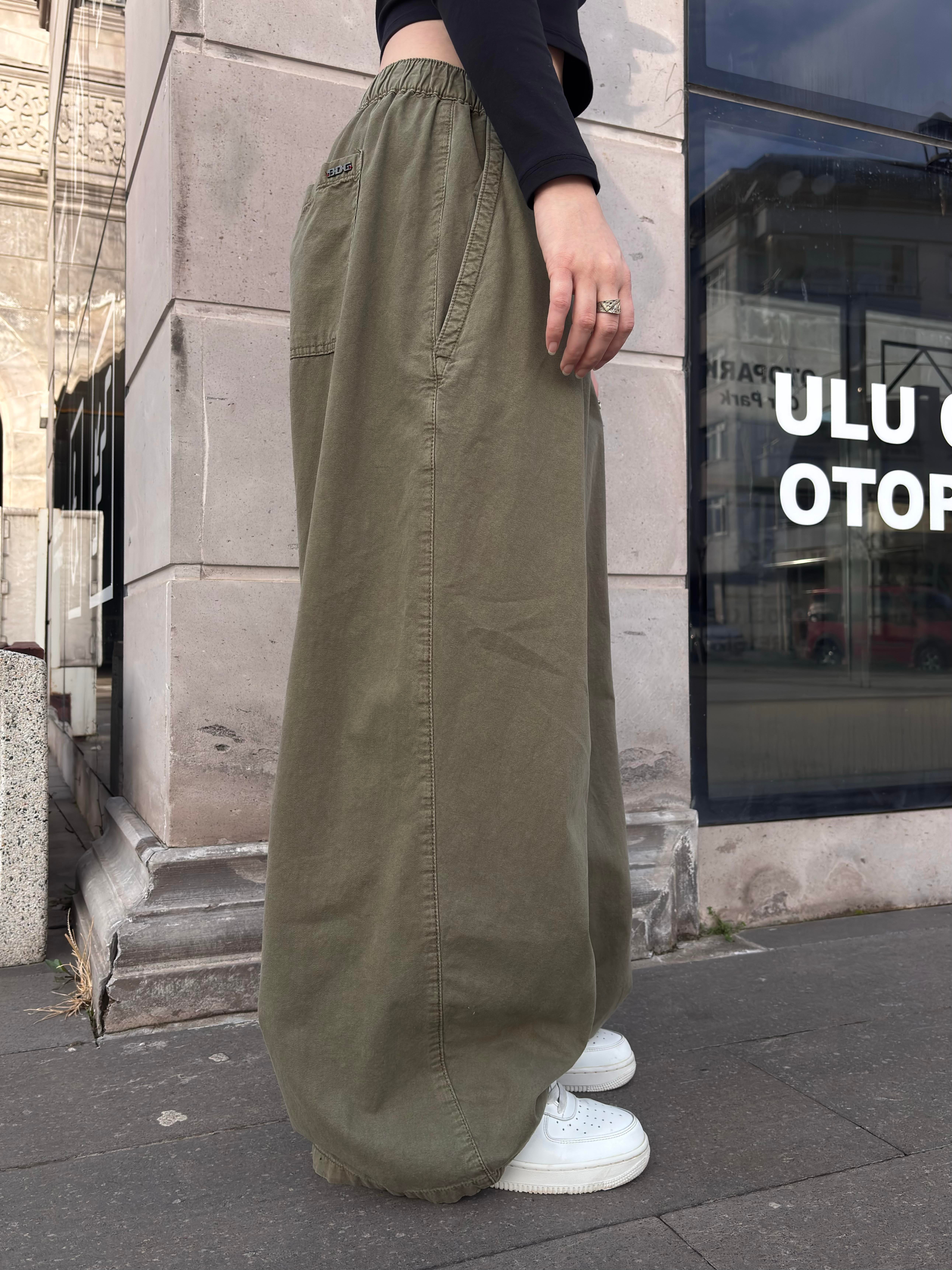Green Tone Bobbi Baggy Pants