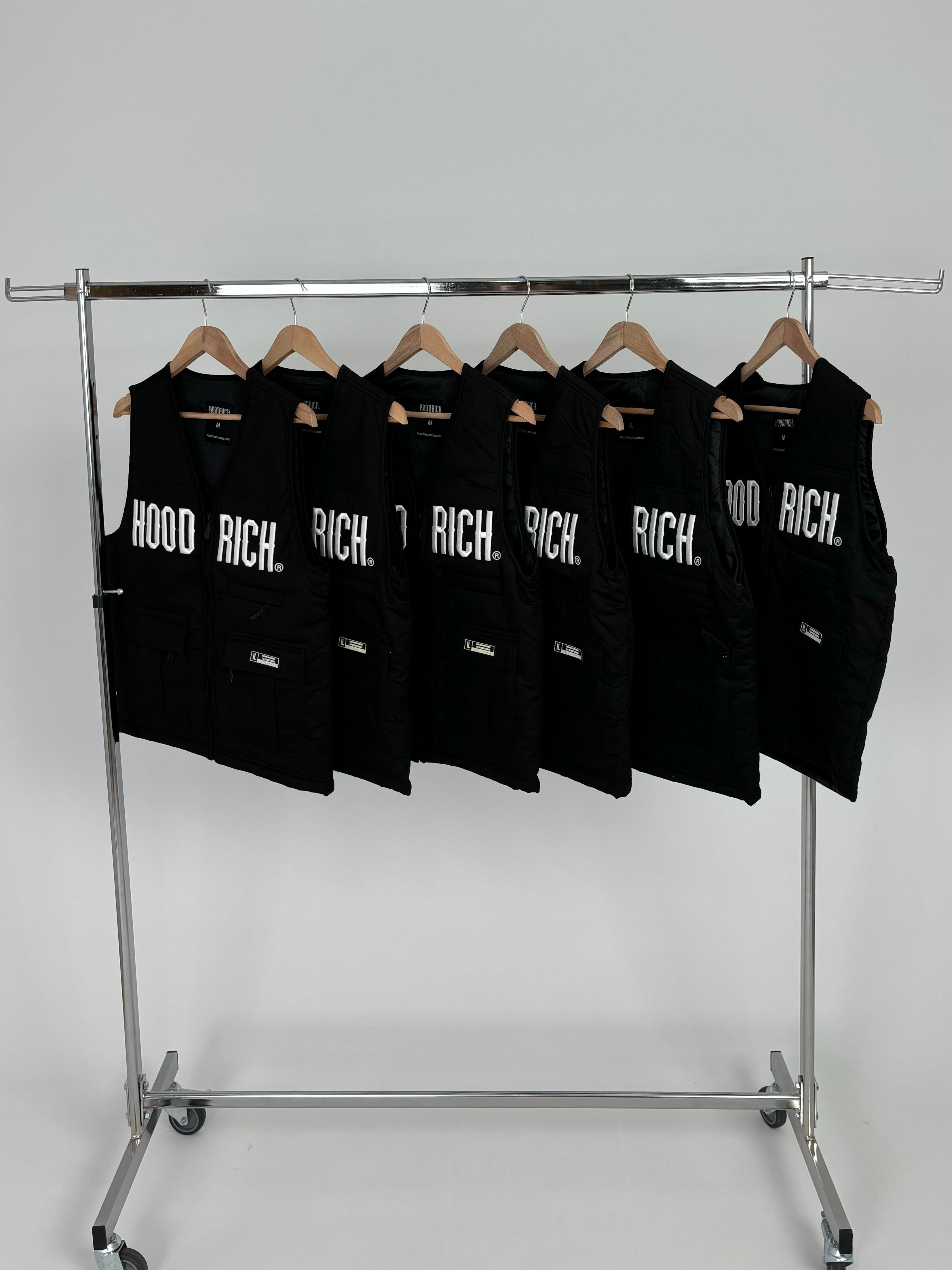 HDRCH Black Puffer Yelek