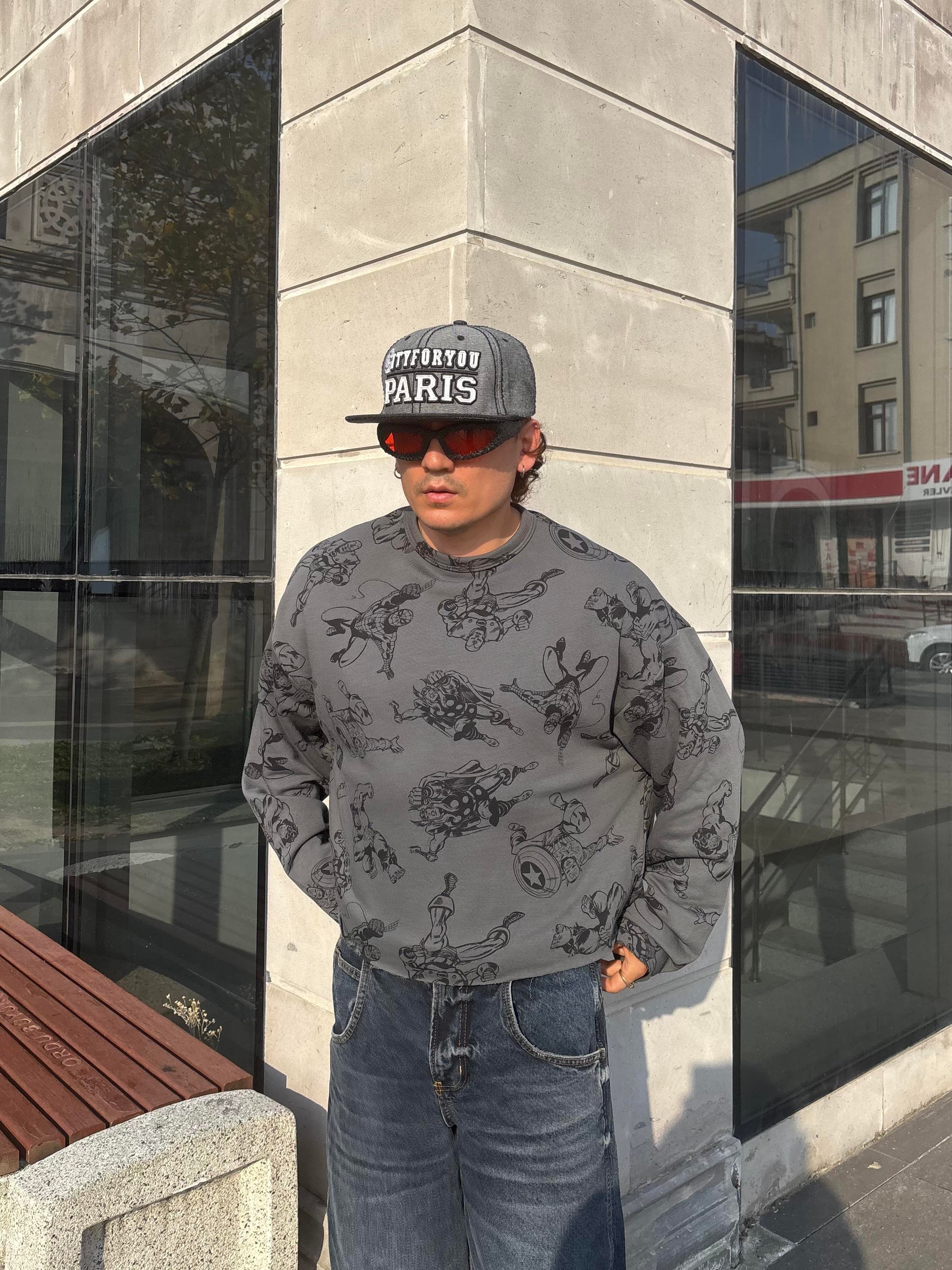 Hero Boxy Fit Cut-Off Sweatshirt