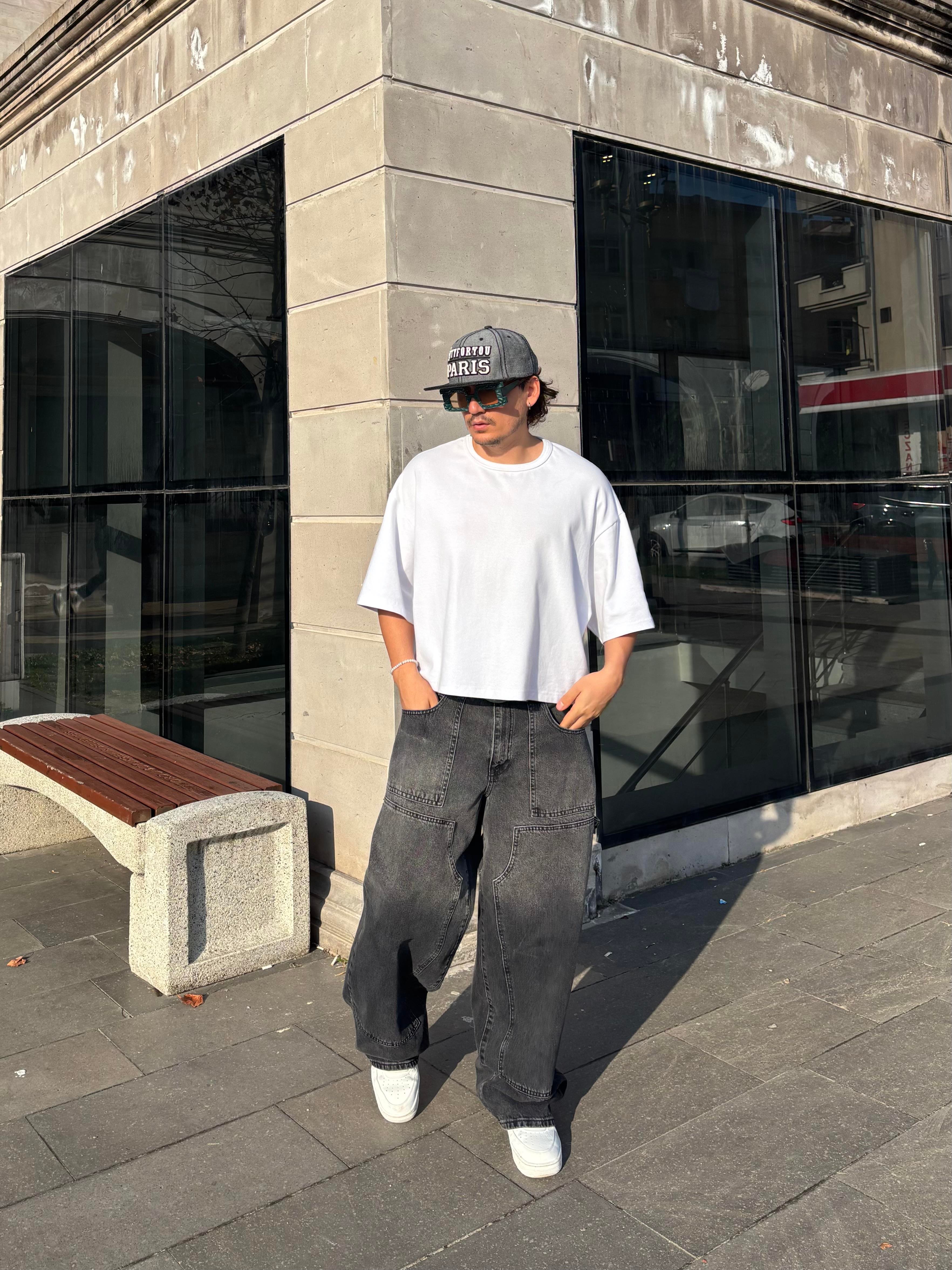 Mold Stance Acid Wash Grey Ekstreme Baggy Jean