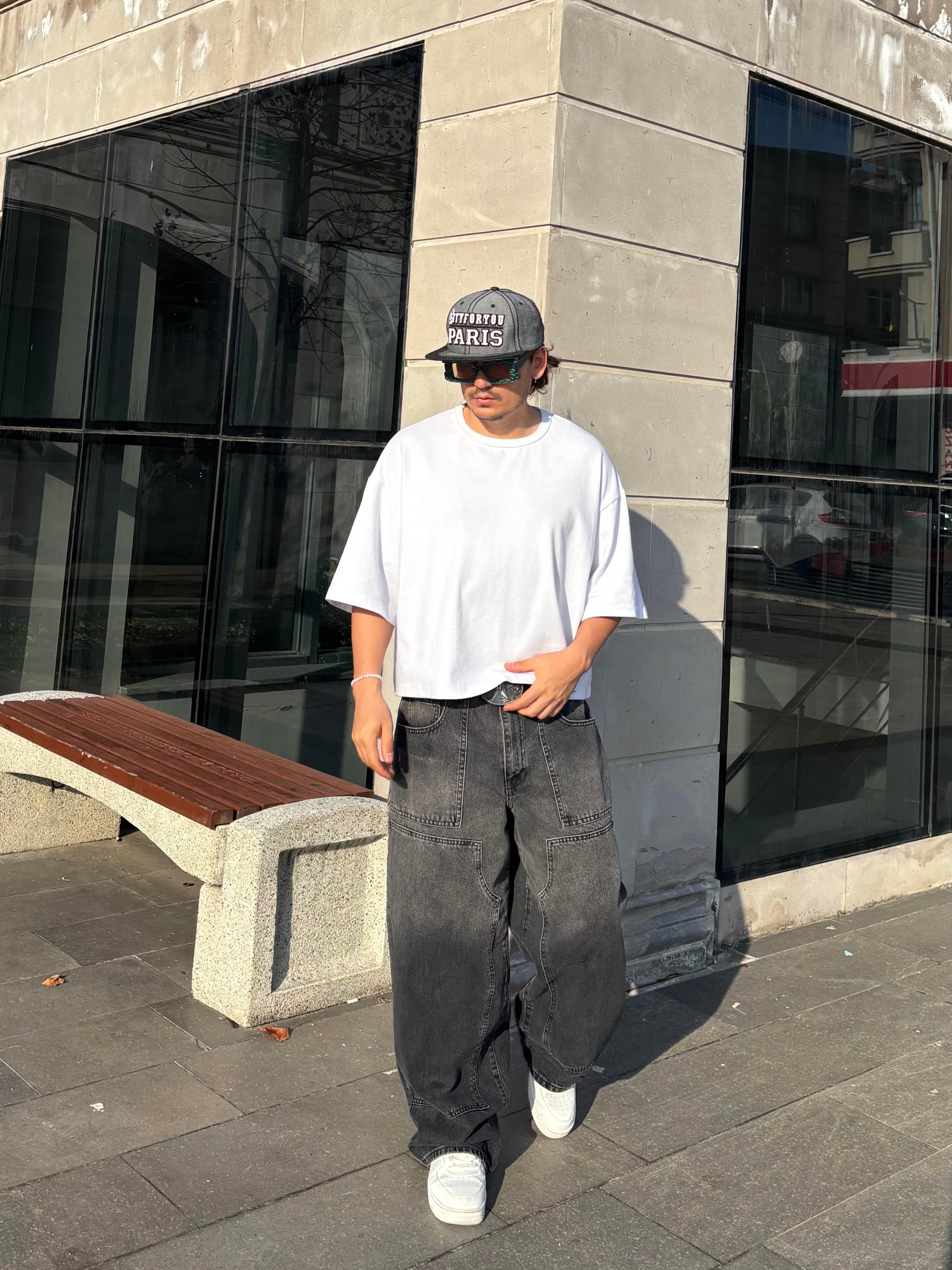 Mold Stance Acid Wash Grey Ekstreme Baggy Jean