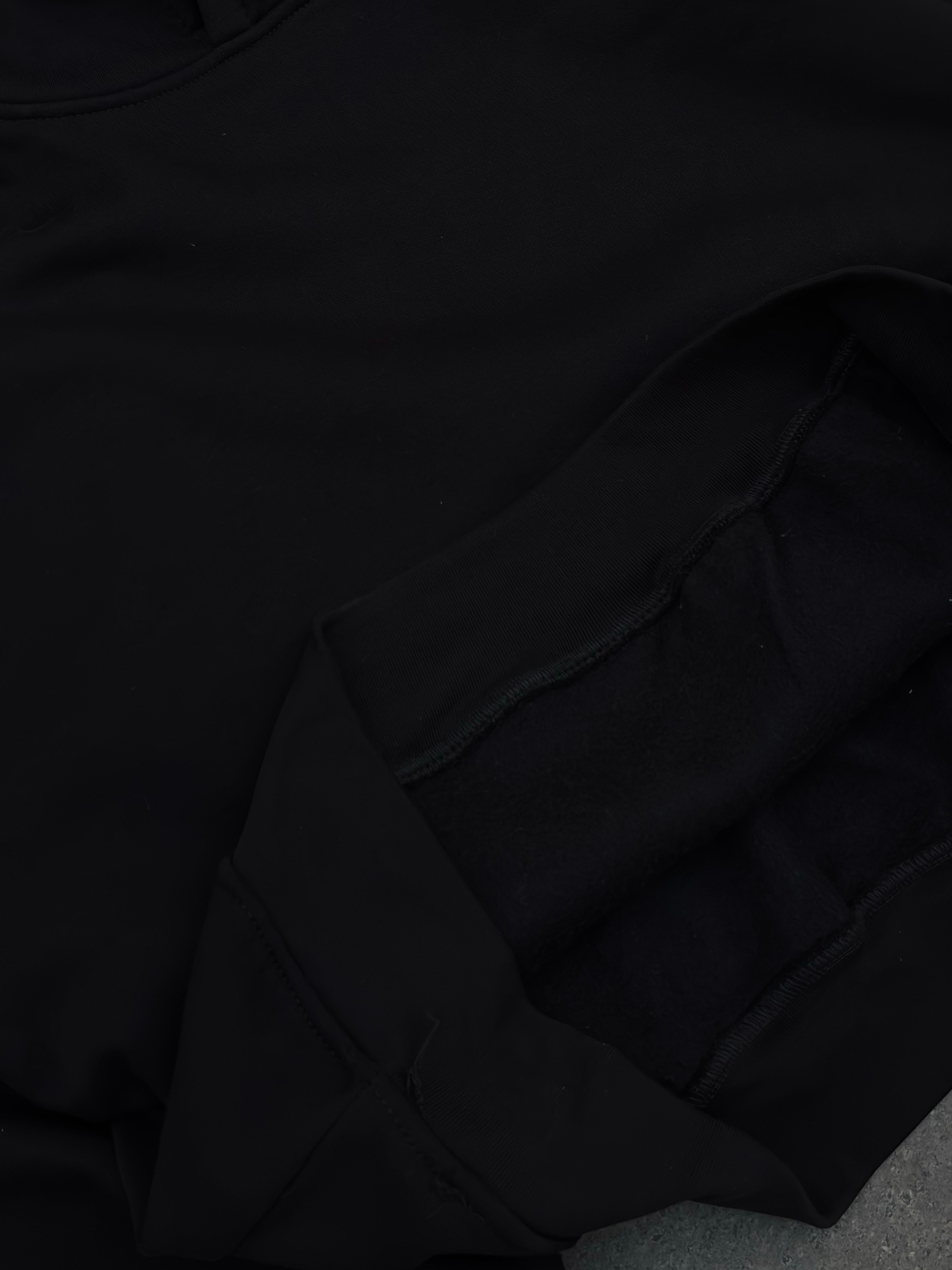 MW Heavy Black Boxy Fit Hoodie