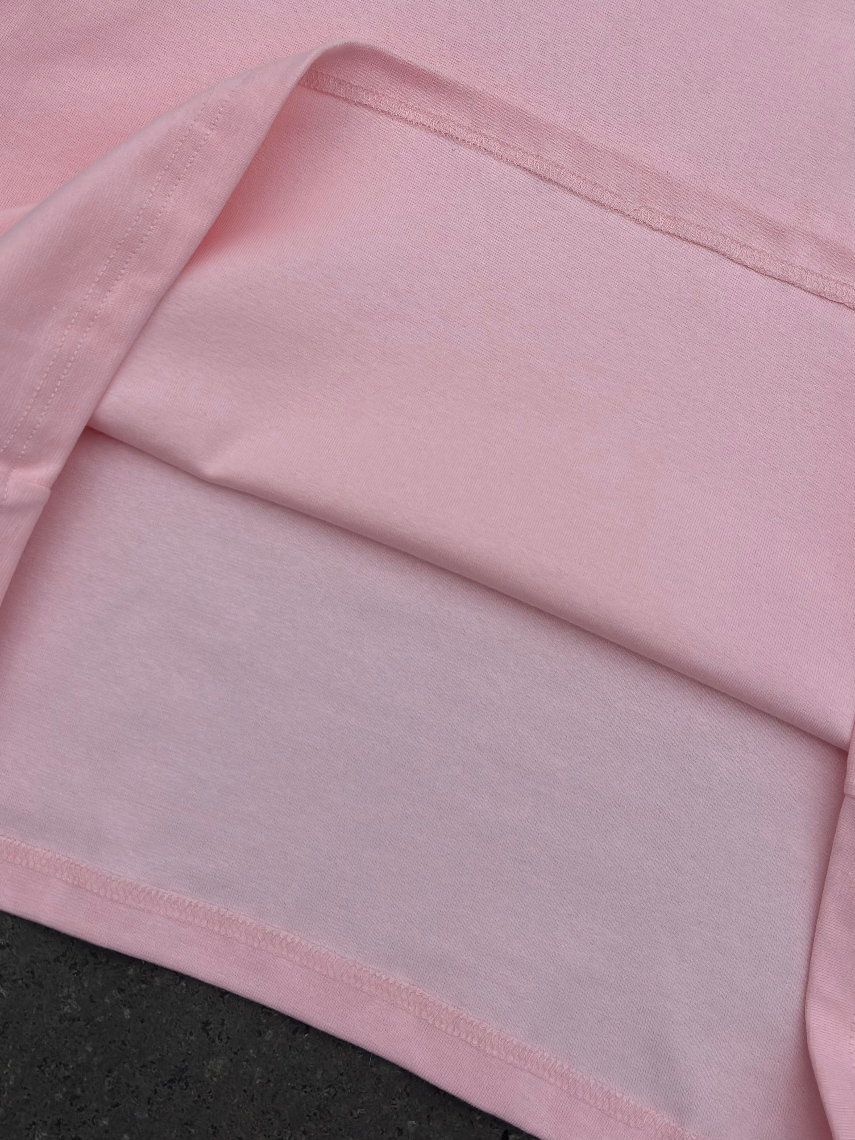 MW Premium Boxy Fit Pink Sweatshirt