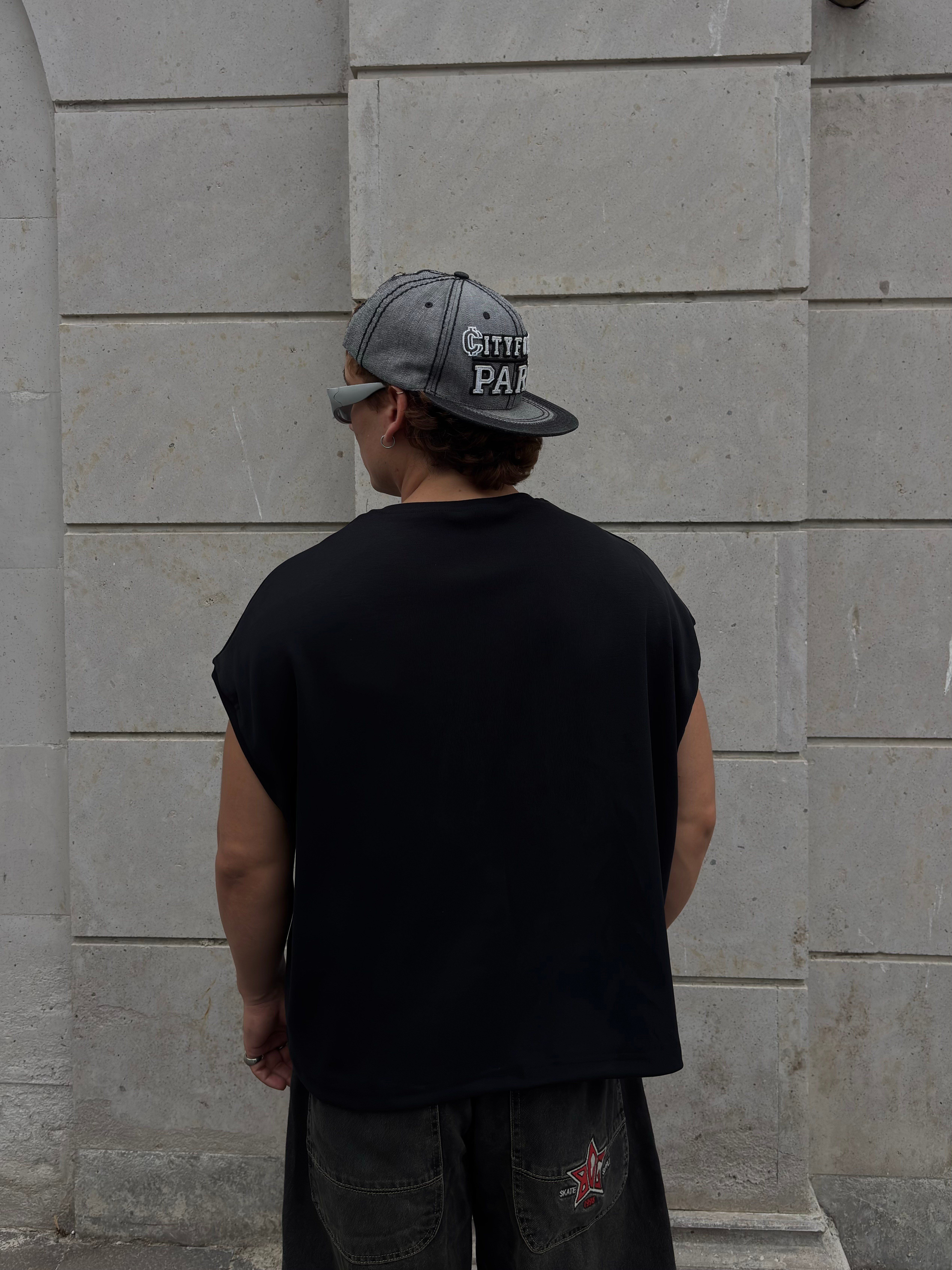 MW Premium Special Crimson Gesture Oversized Sıfır Kol T-shirt