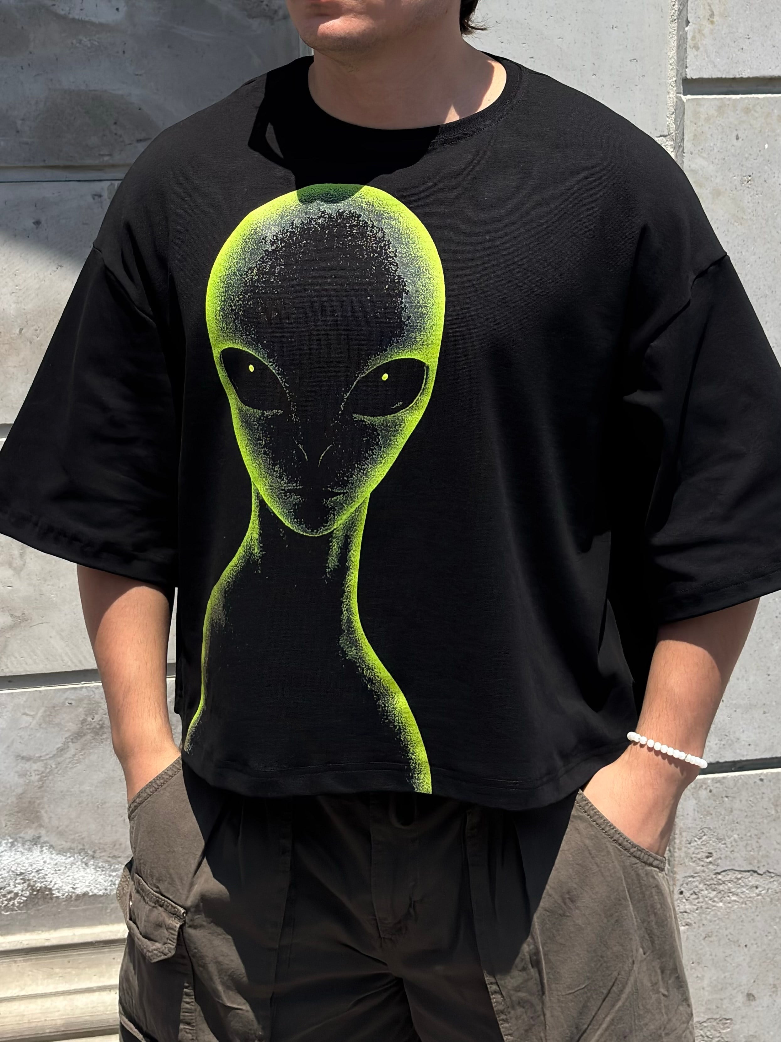 MW Premium Special Oversized Alıen-Vısıon T-shirt