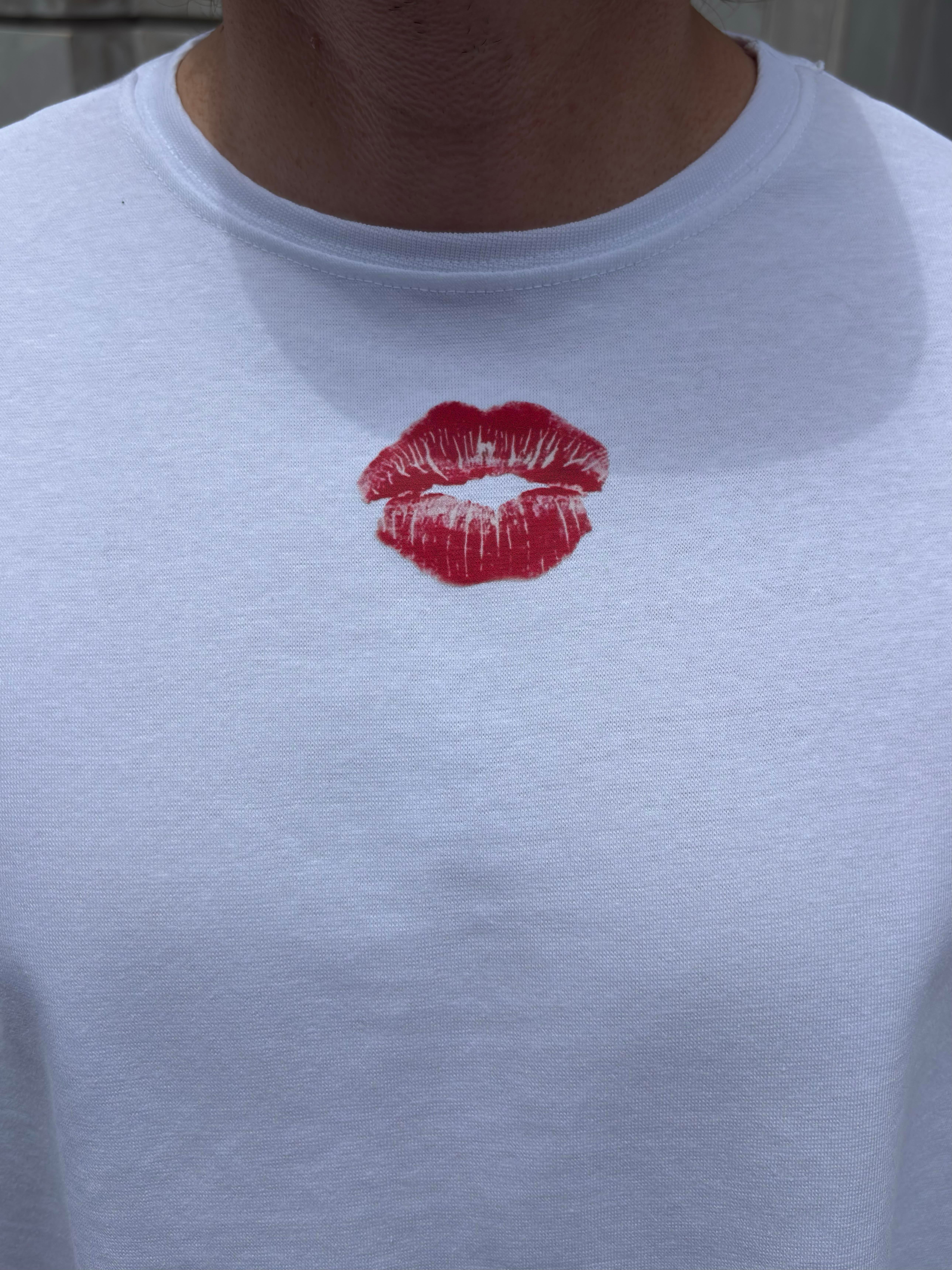 MW Premium Special Oversized Kiss T-shirt