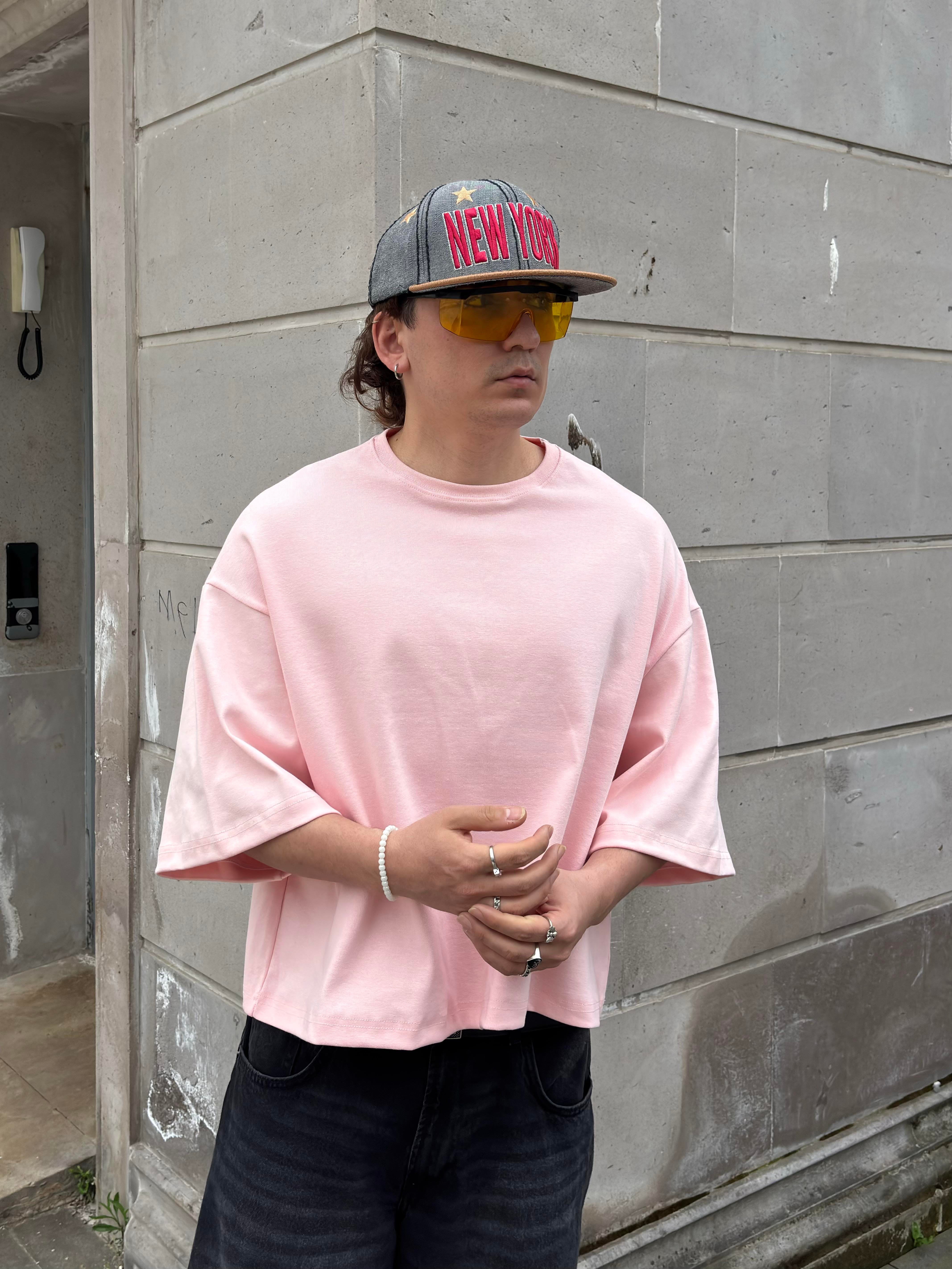 MW Premium Special Oversized Pink T-shirt