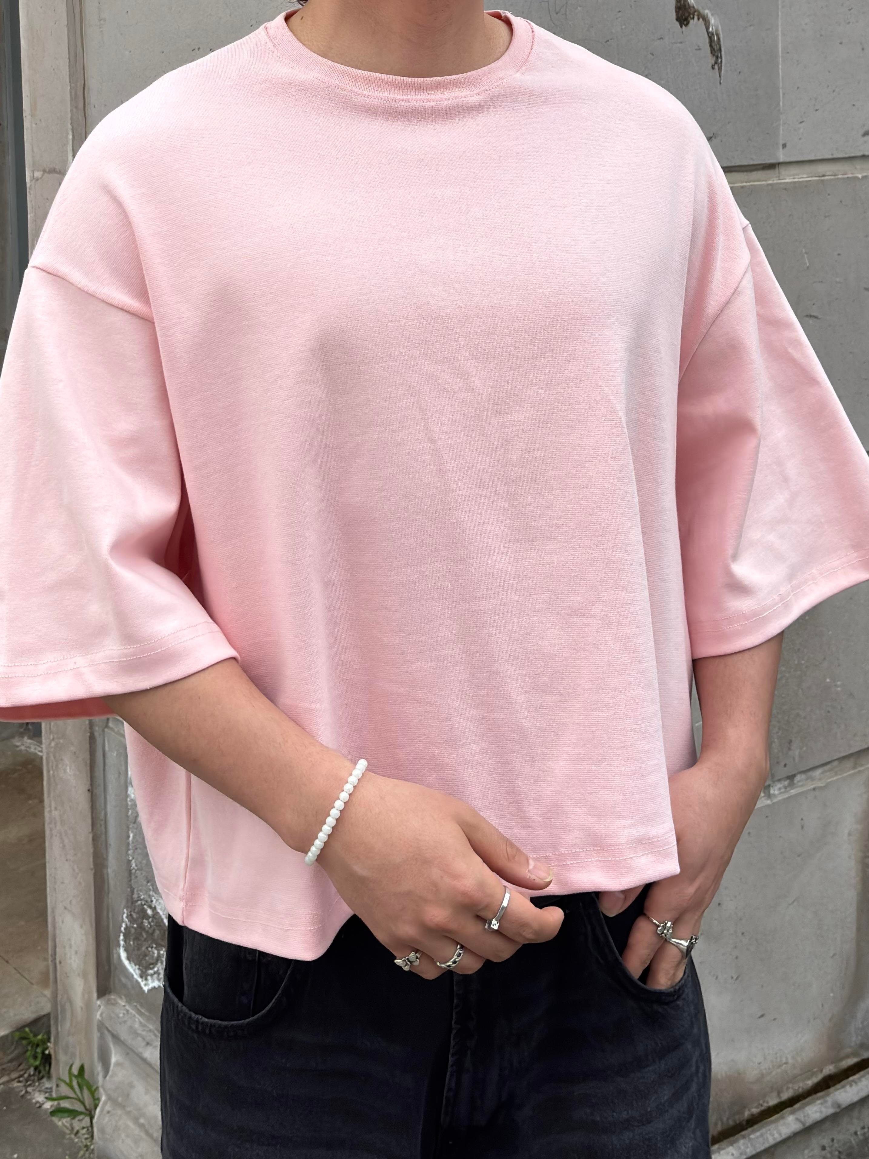 MW Premium Special Oversized Pink T-shirt