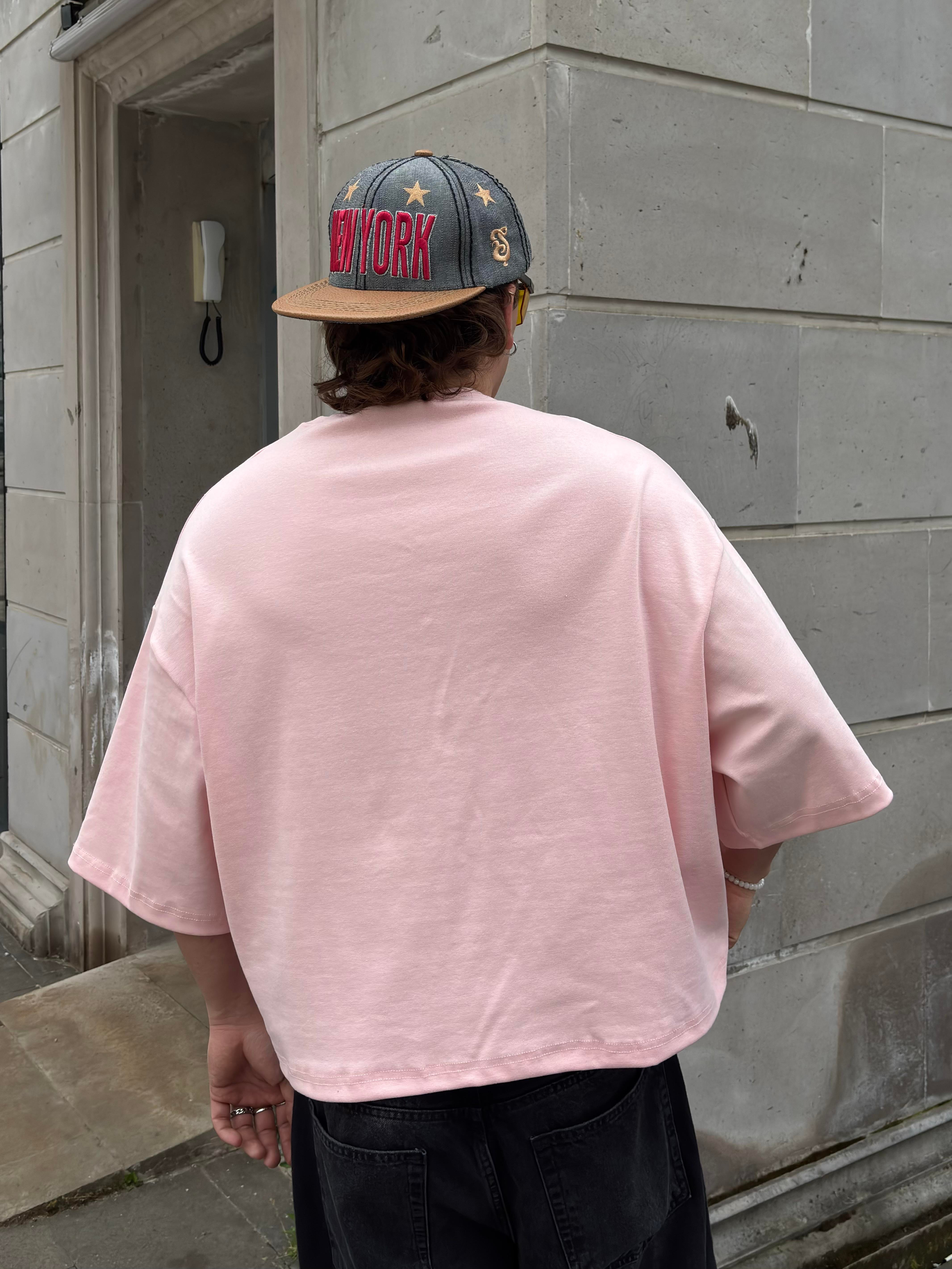 MW Premium Special Oversized Pink T-shirt