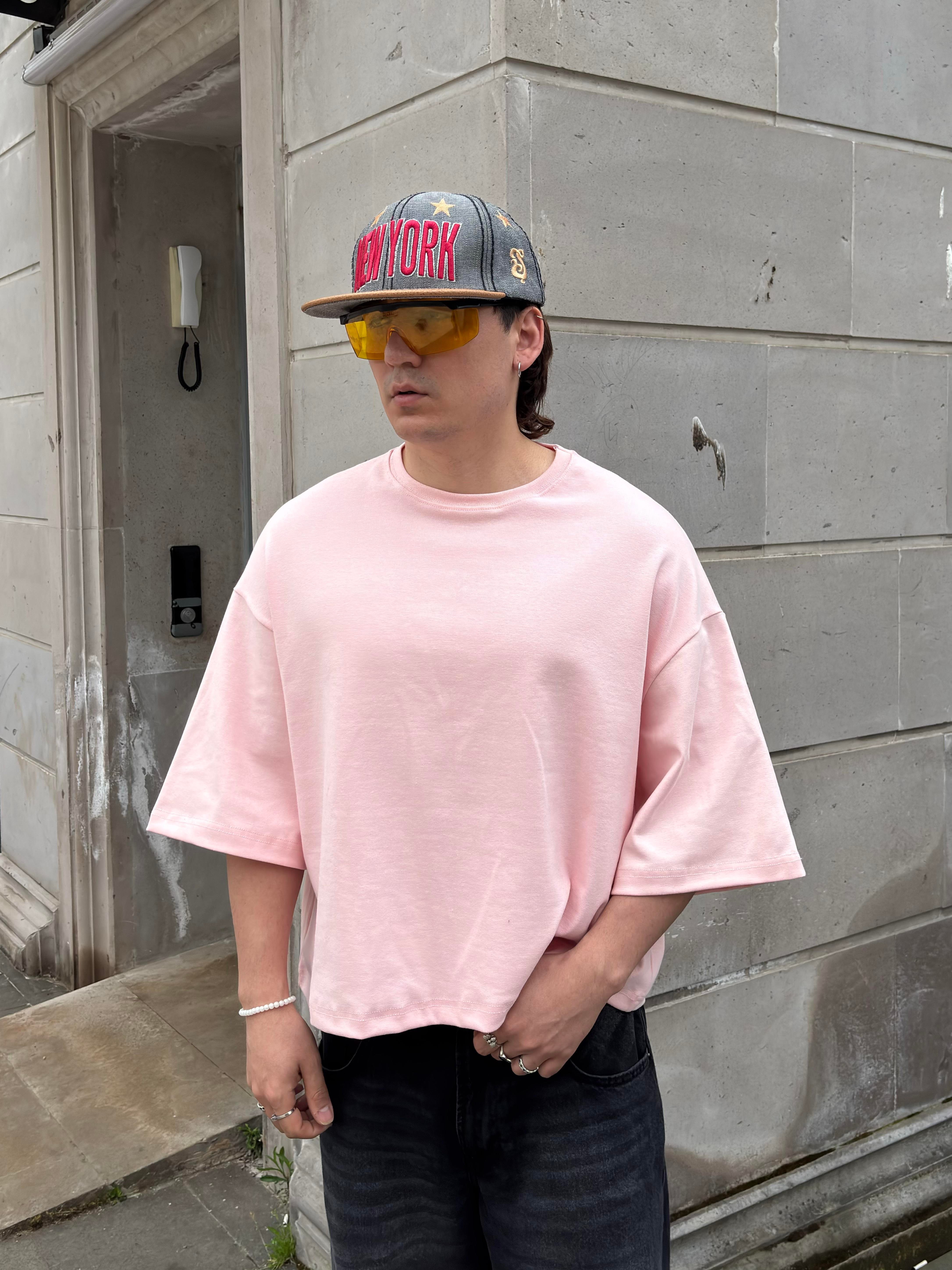 MW Premium Special Oversized Pink T-shirt