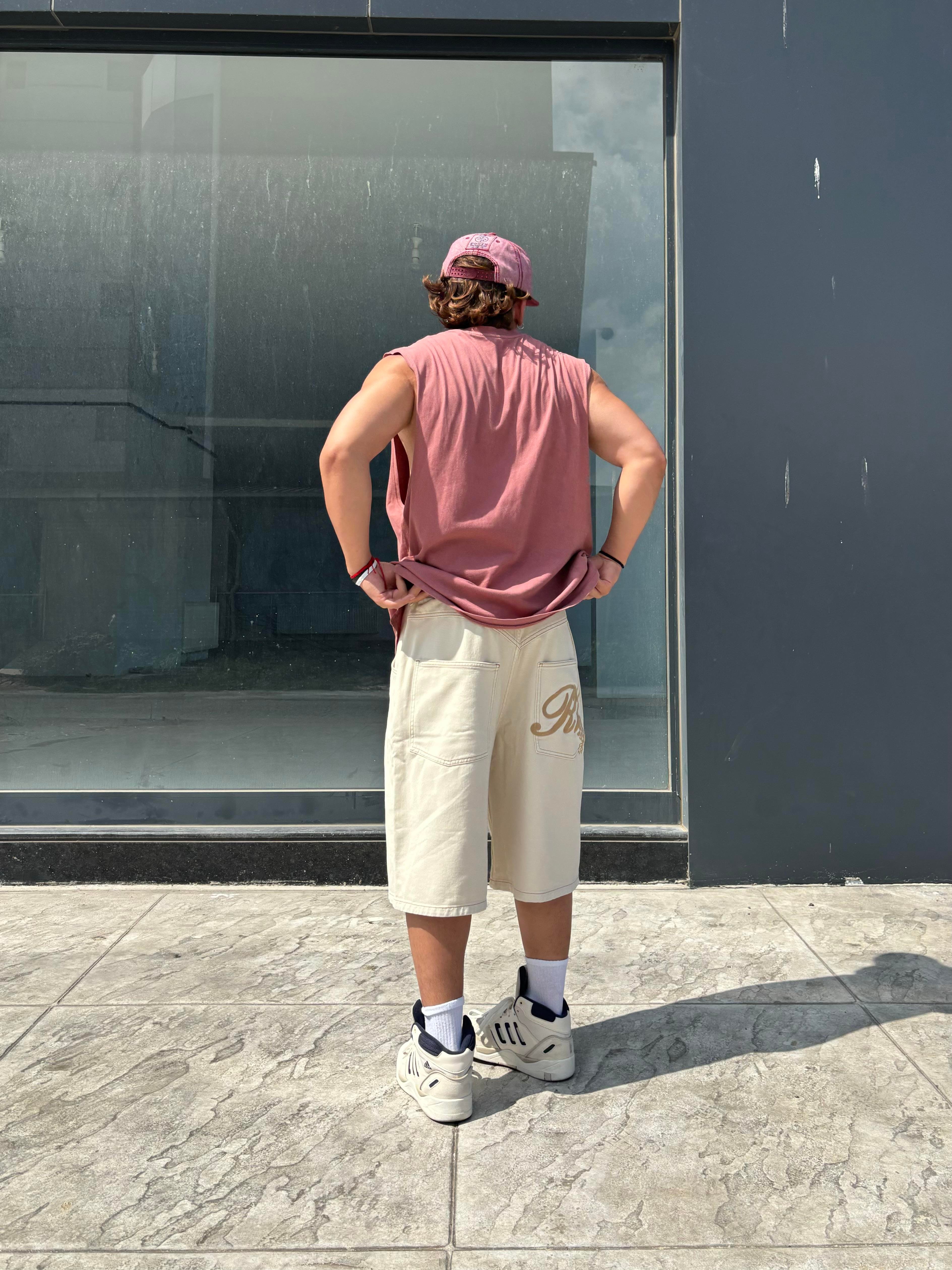 Pembe Ton Kolsuz T-shirt