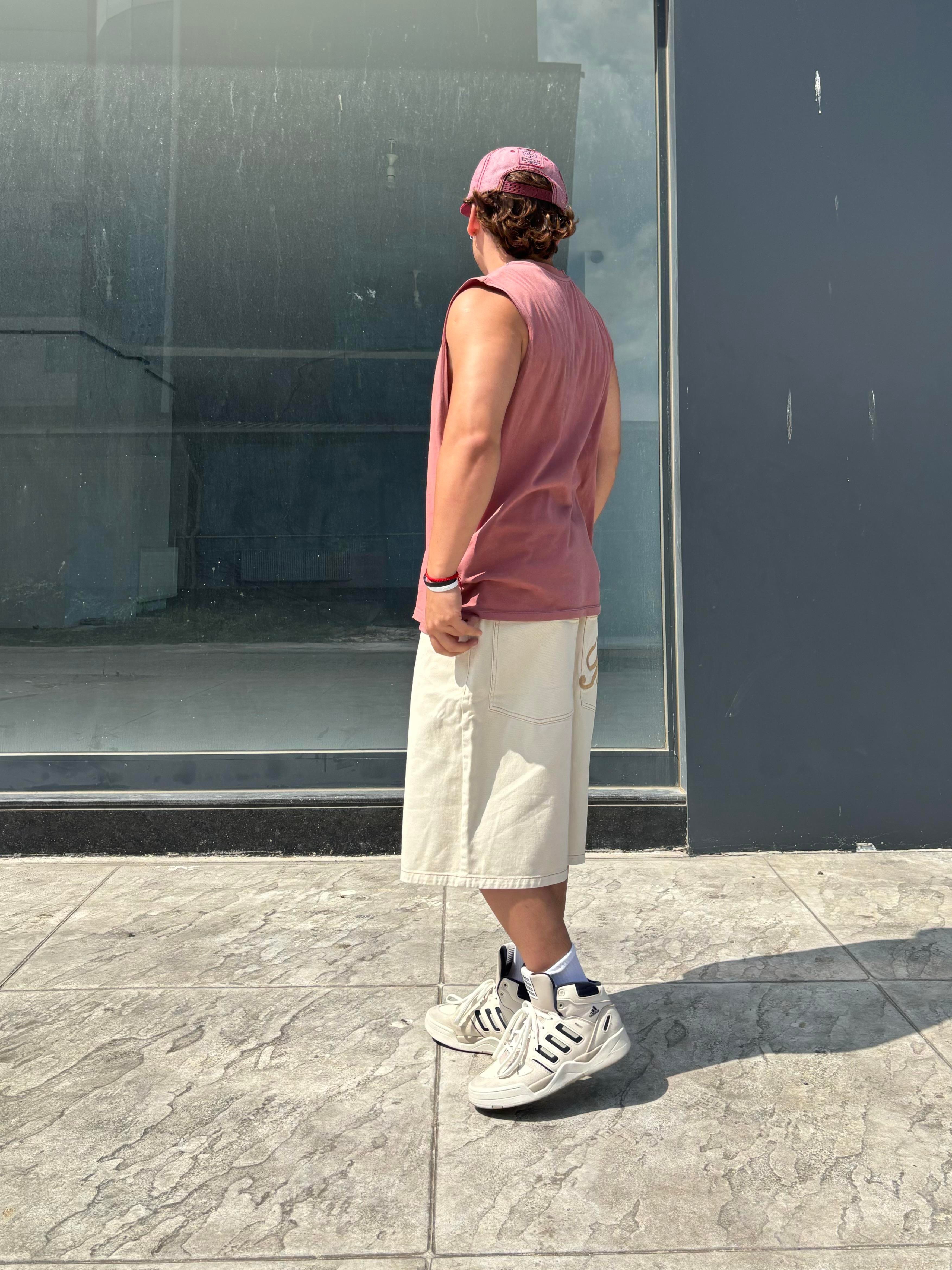Pembe Ton Kolsuz T-shirt