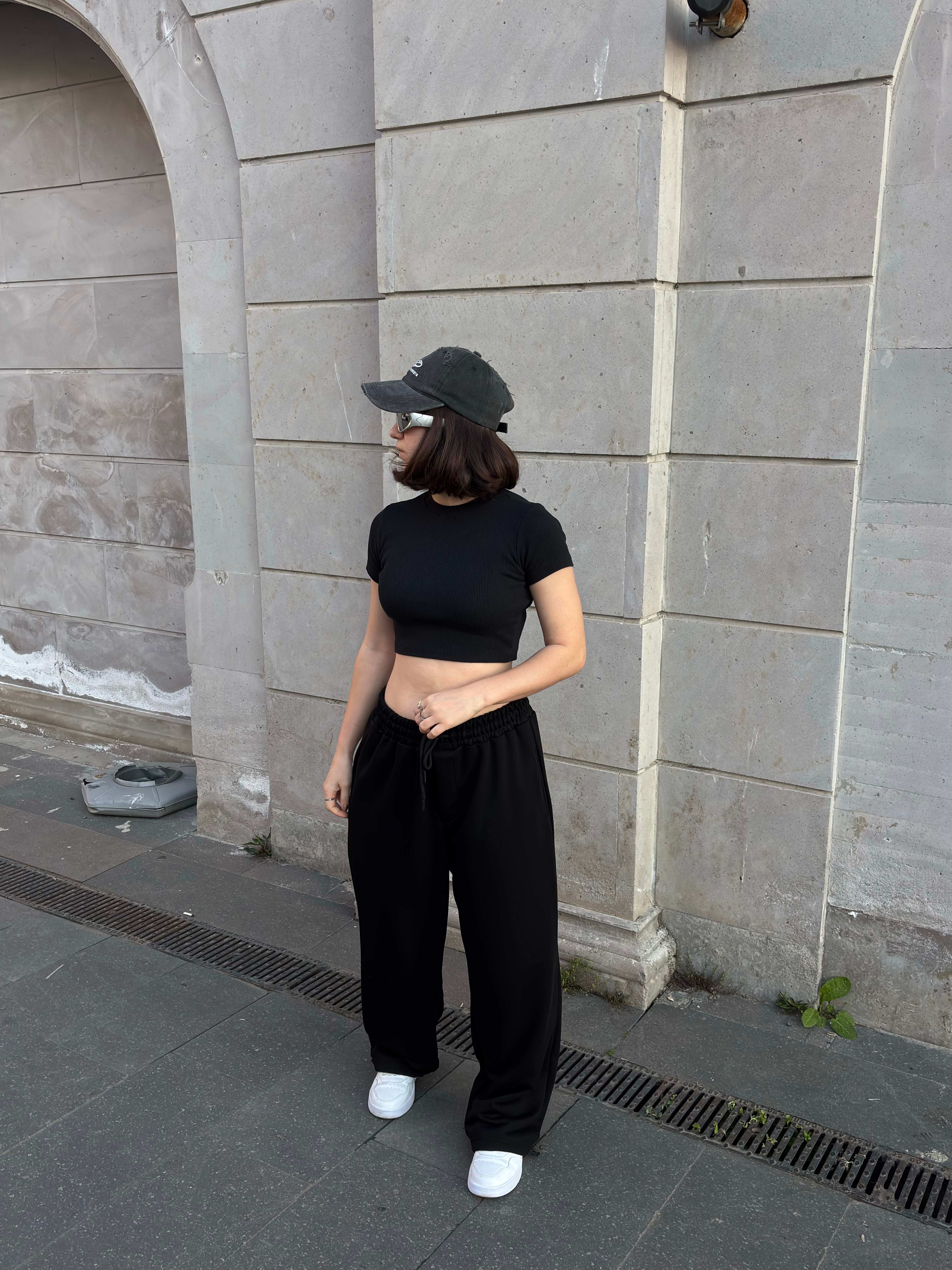 Pitch Black Special Ayarlanabilir Baggy Eşofman