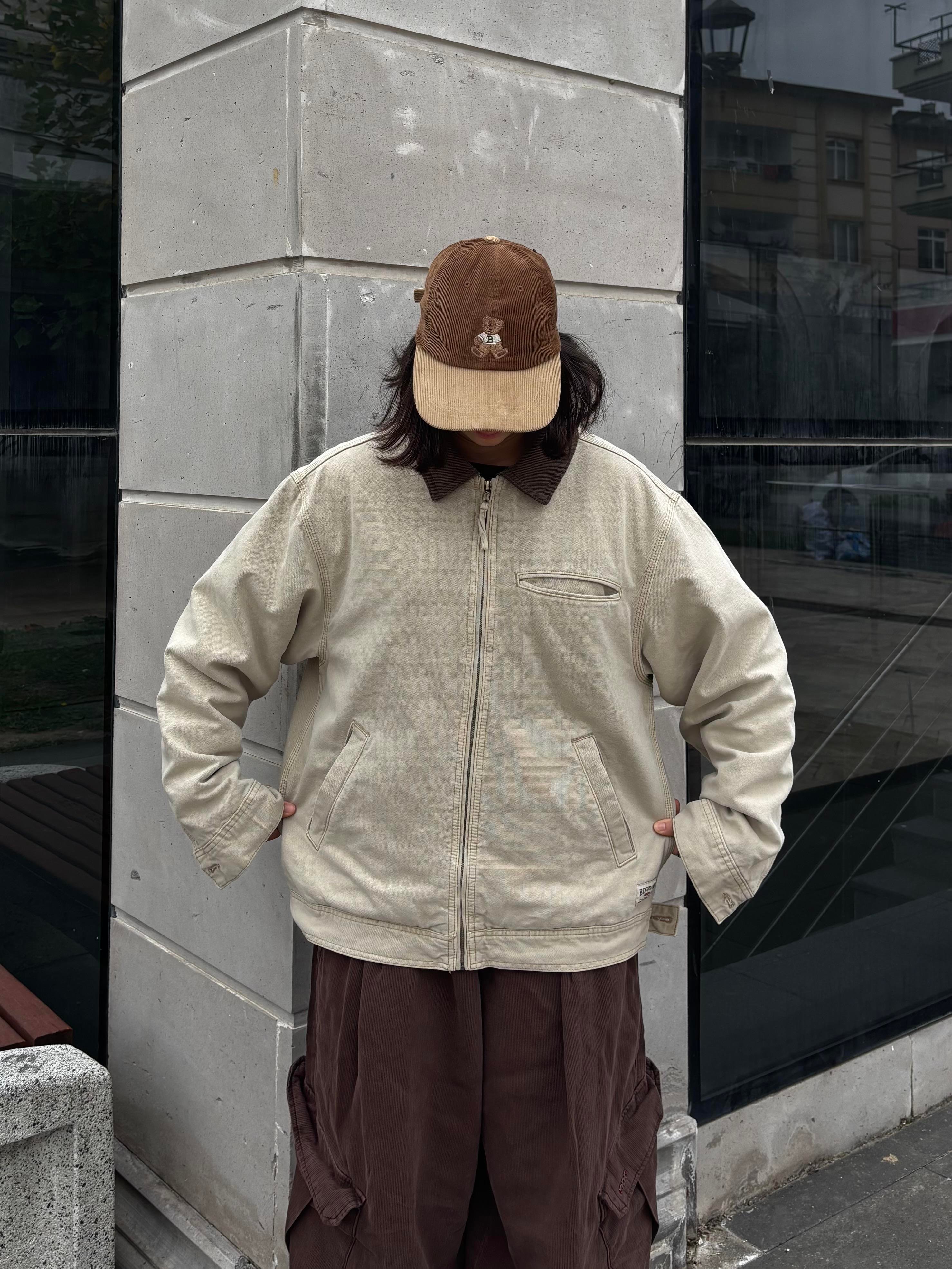 Premium Alba Camel Canvas Jacket