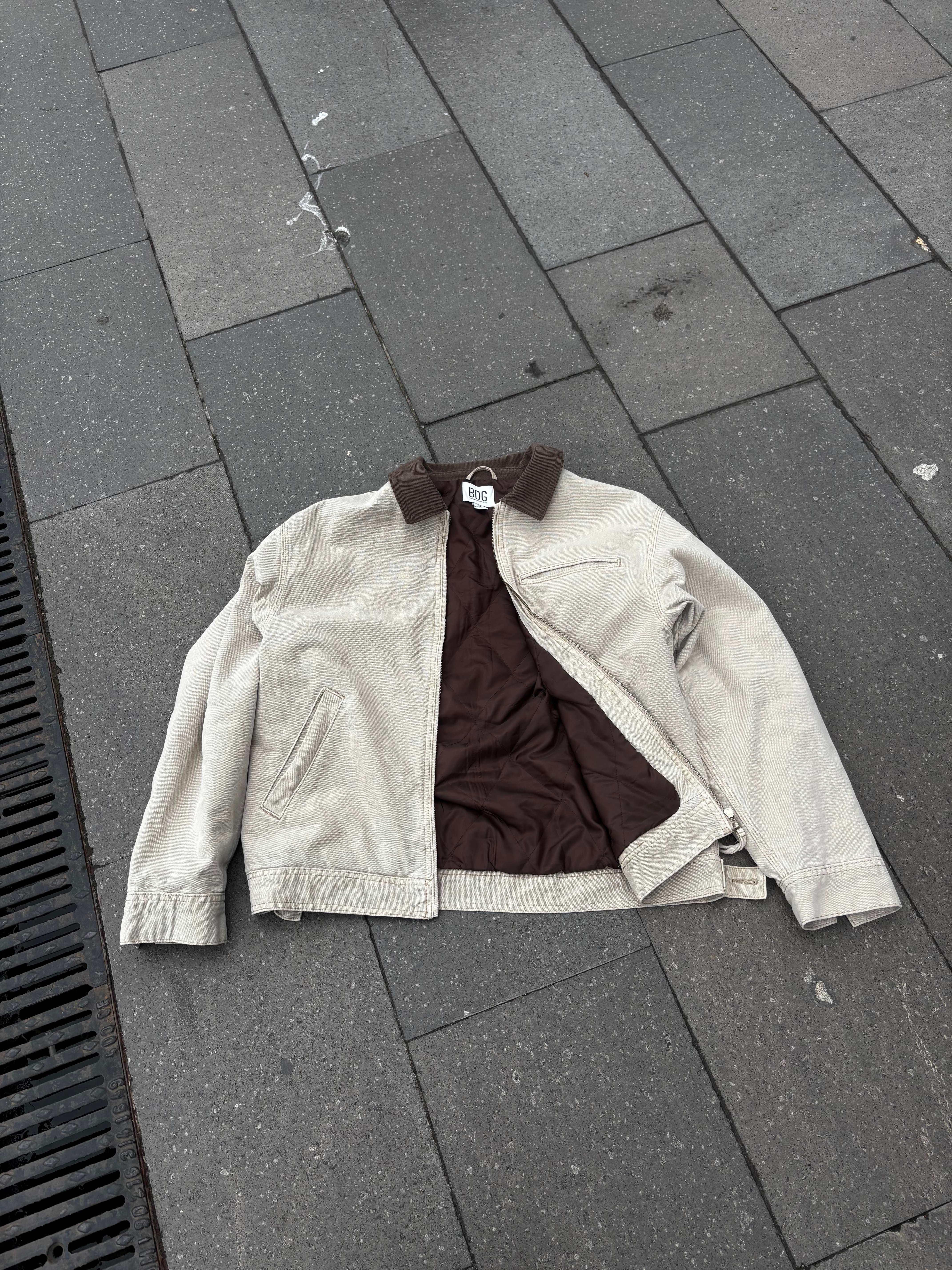 Premium Alba Camel Canvas Jacket