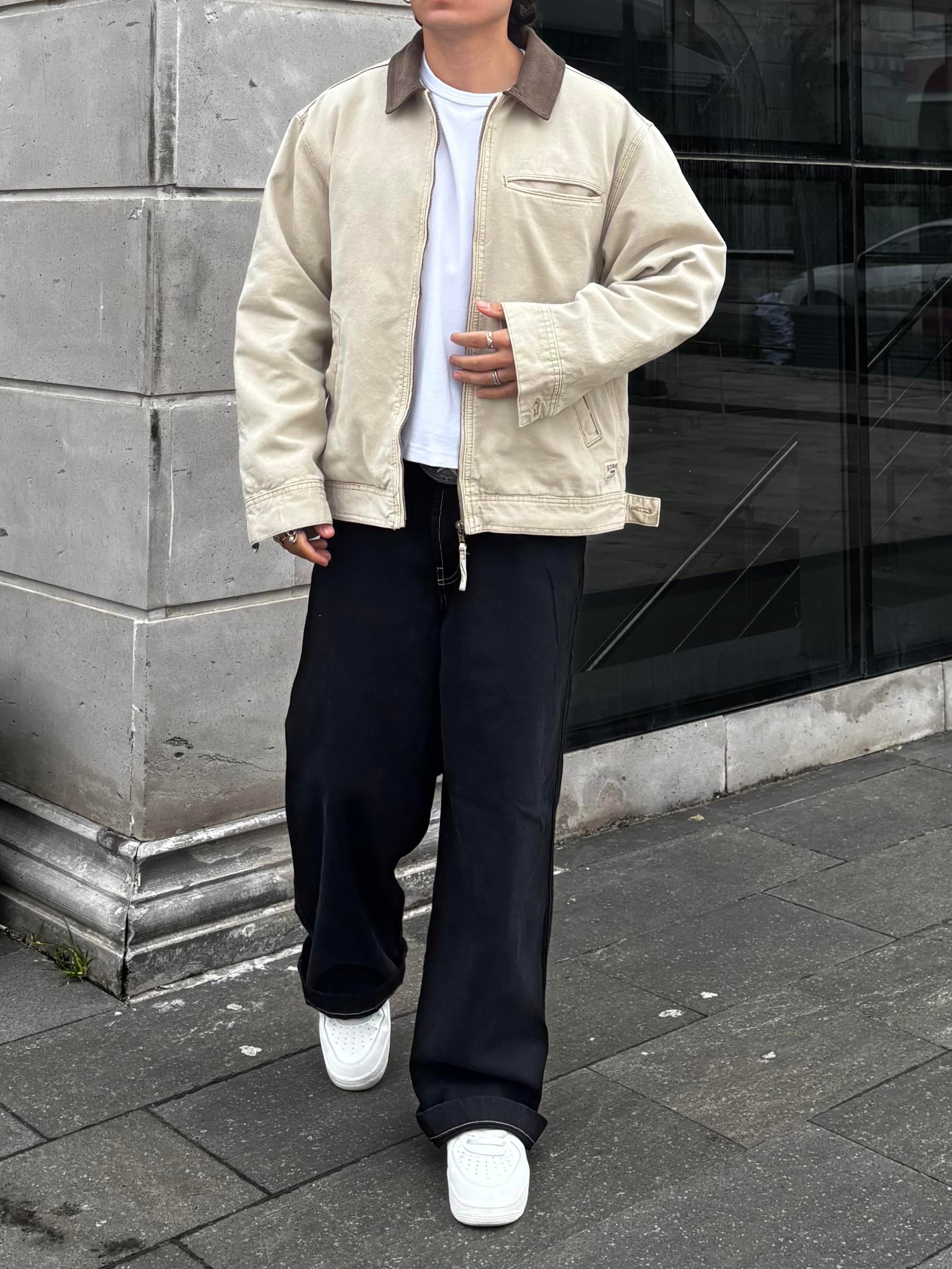 Premium Alba Camel Canvas Jacket
